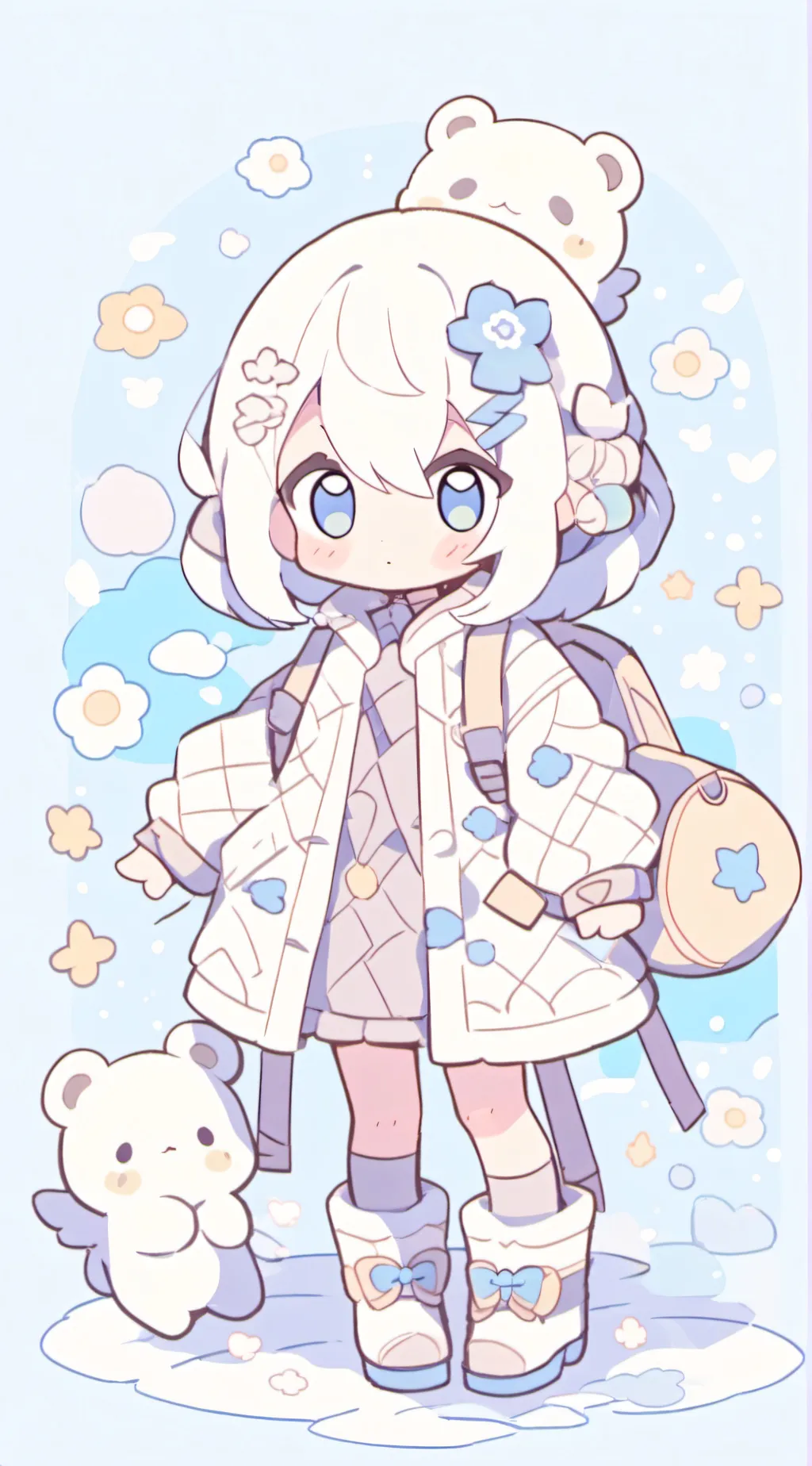 ai character: <Quiet Girl> background