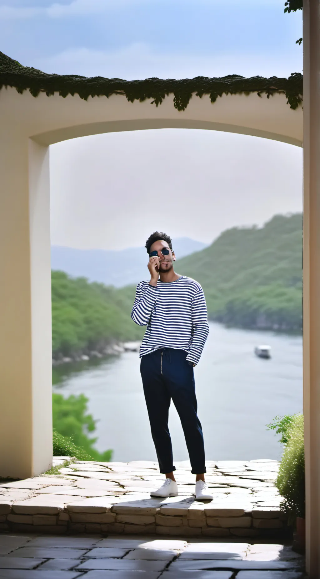 ai character: Notti osama  background