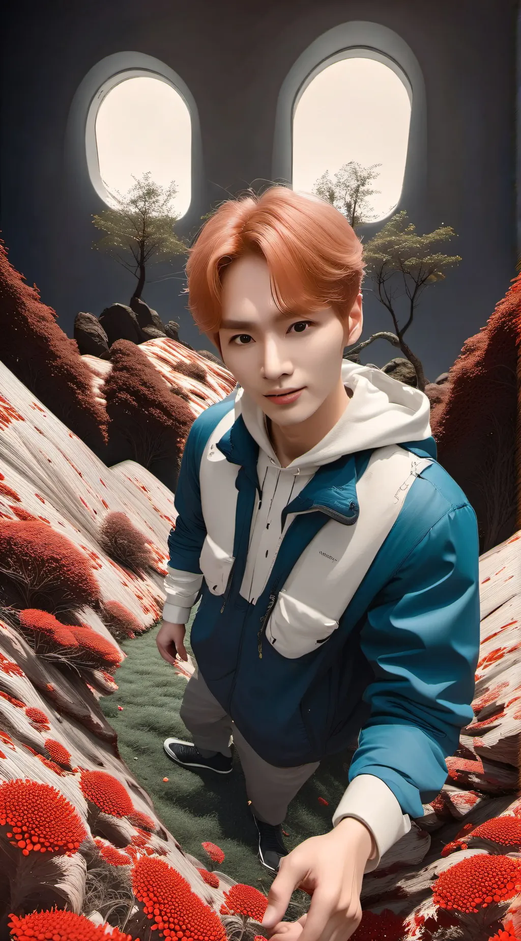 ai character: Stray kids  background