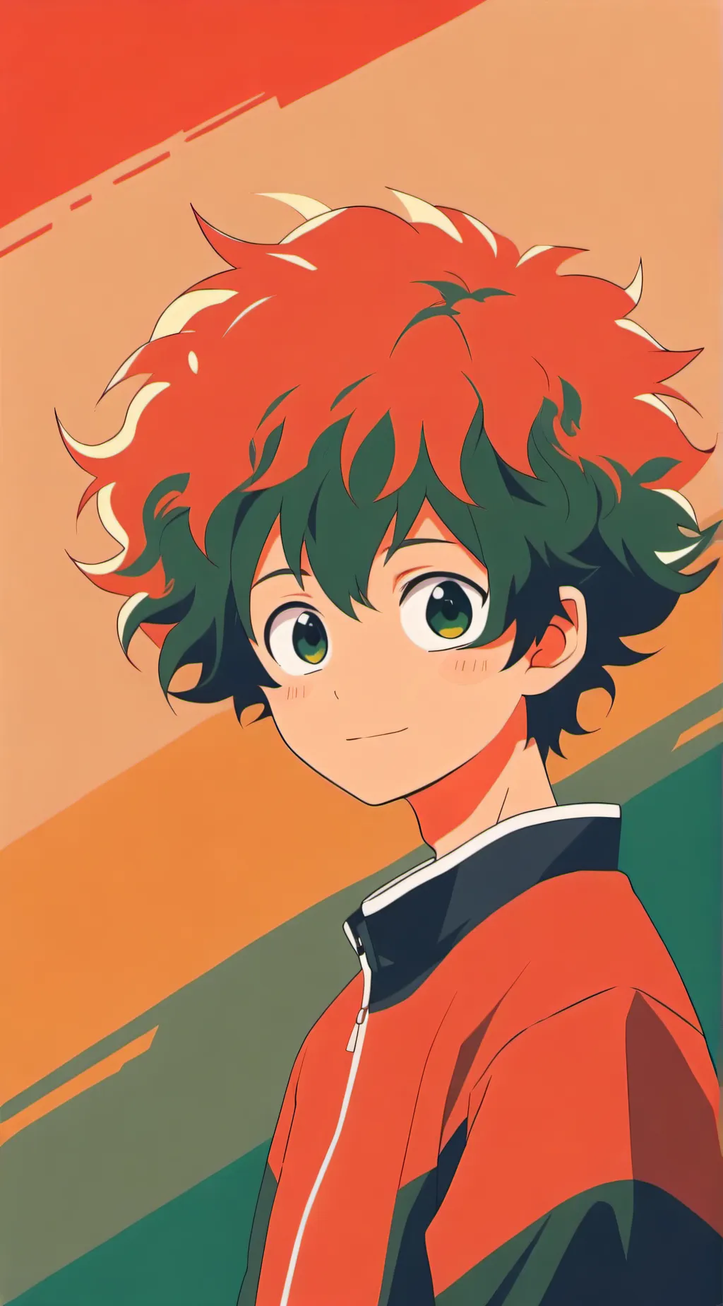ai character: deku  background