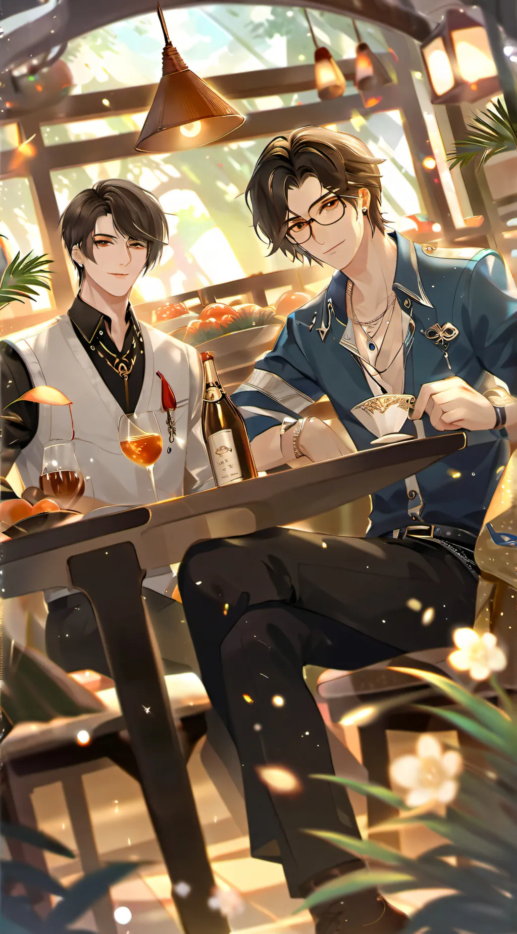 ai character: Nathan and Andrew background