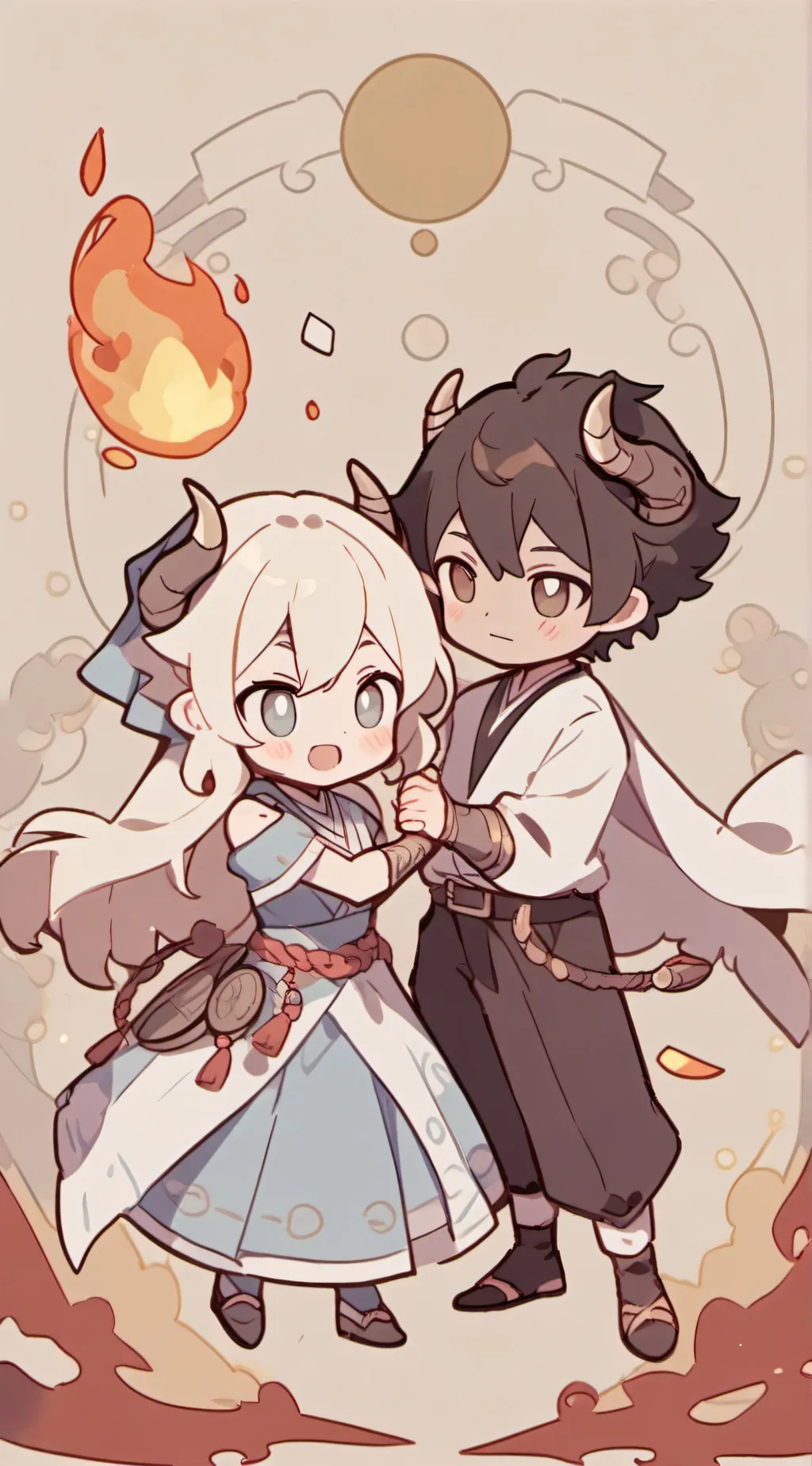 ai character: Cam background