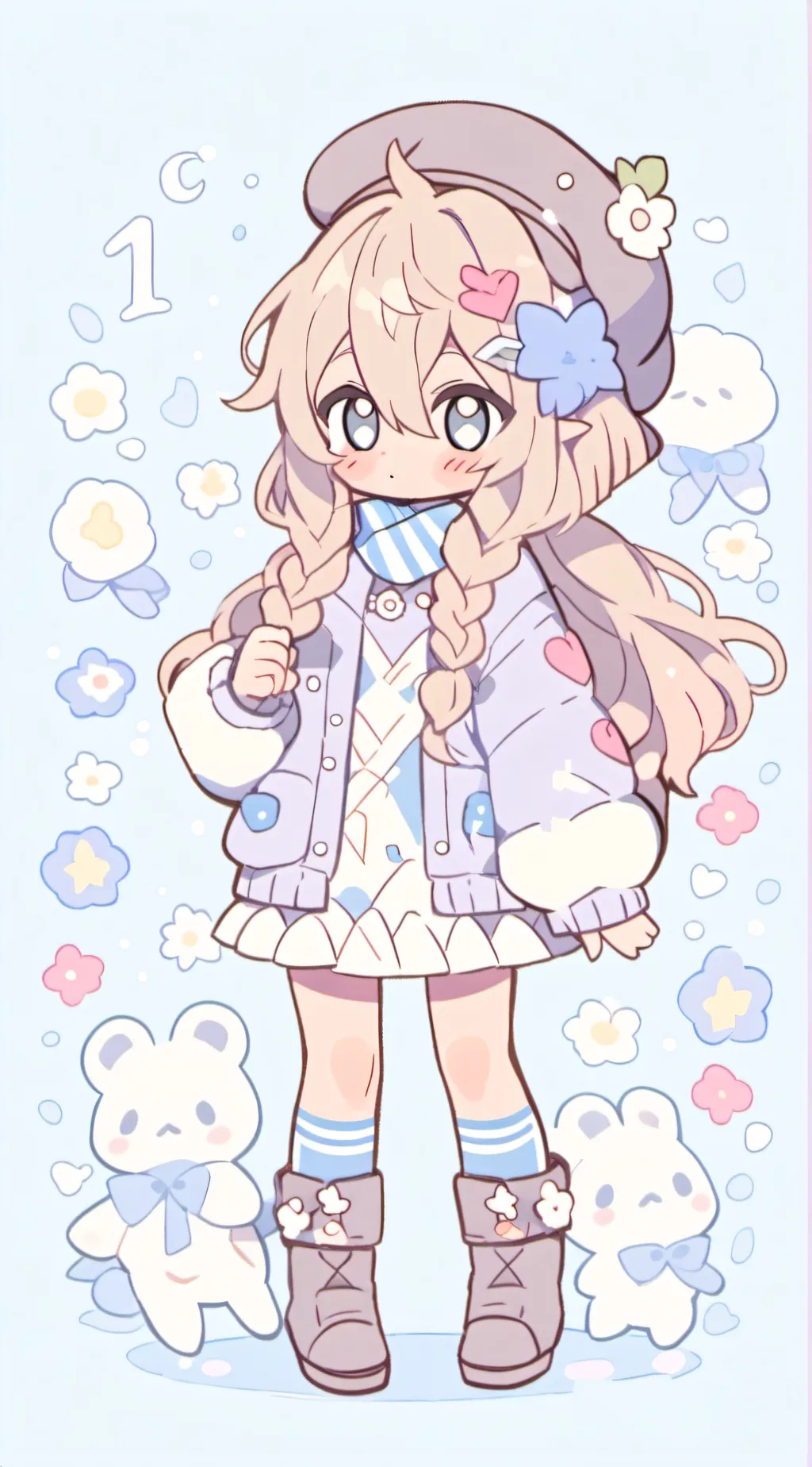 ai character: Wolf background