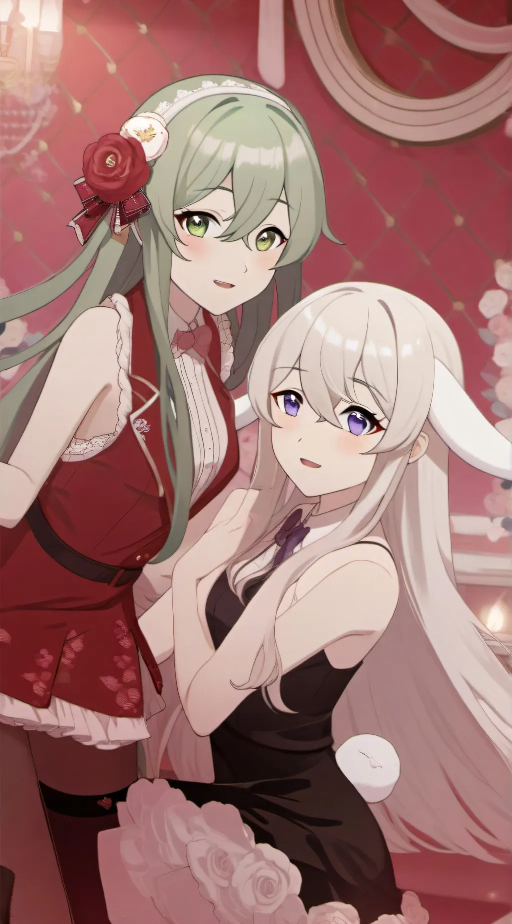 ai character: Mia and Jade background