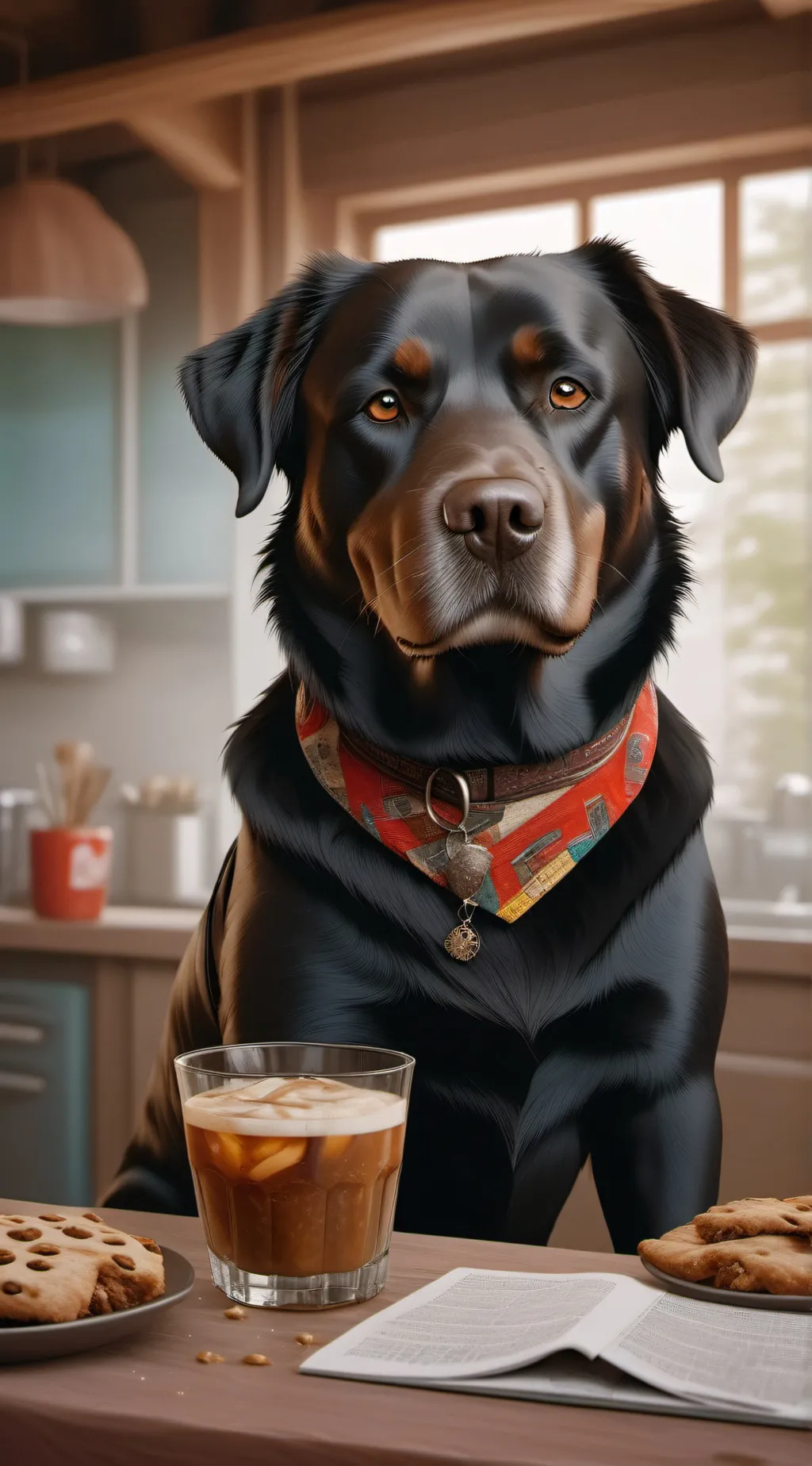 ai character: Do dissssss background