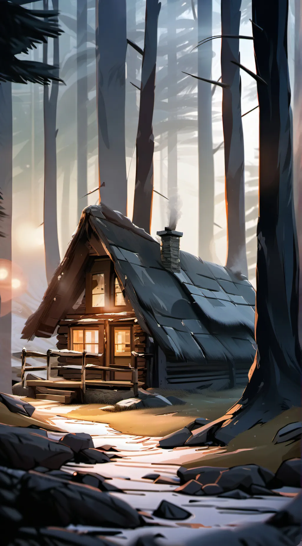 ai character: MHA (creepy) background