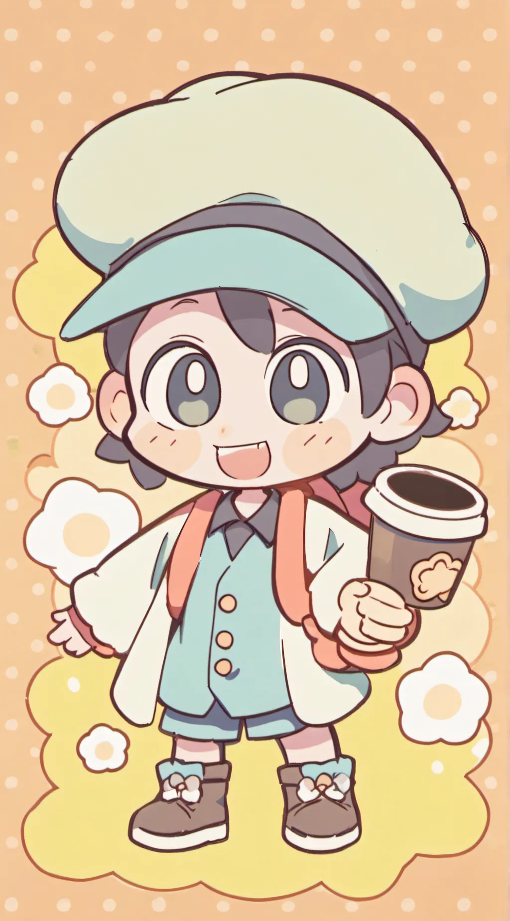 ai character: Mugman background