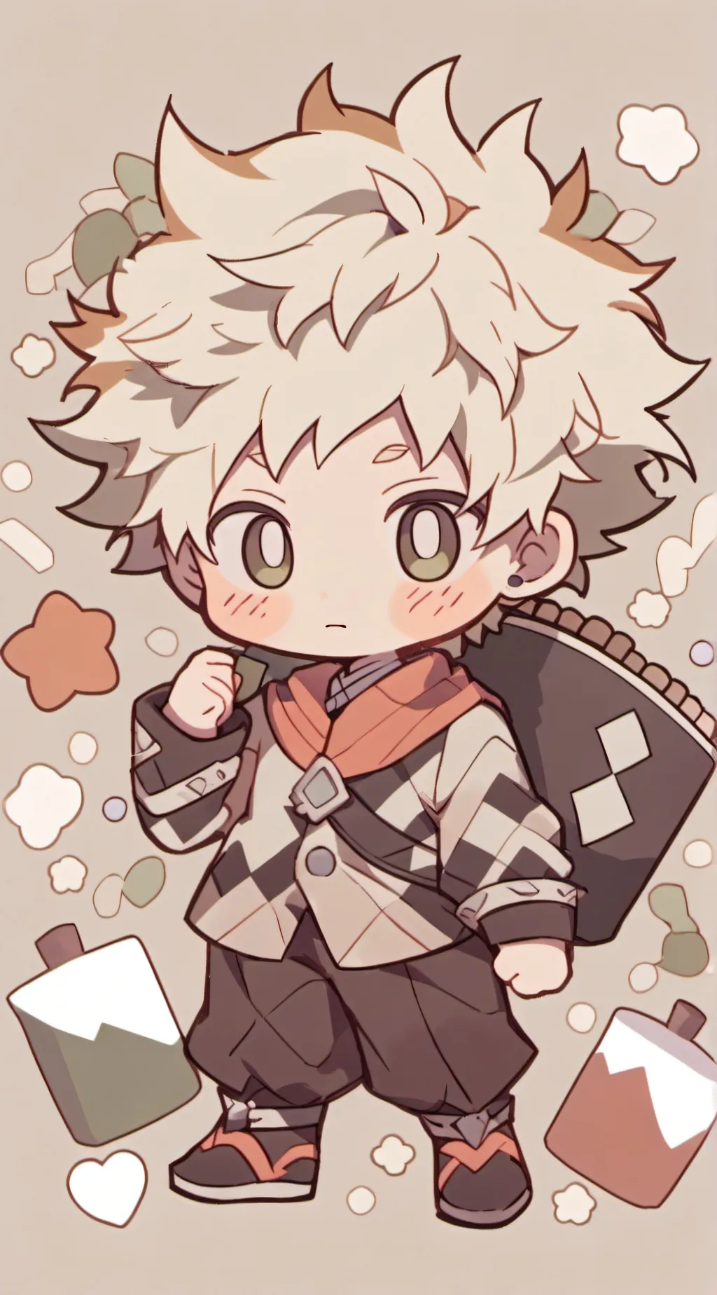 ai character: baby bakugk background