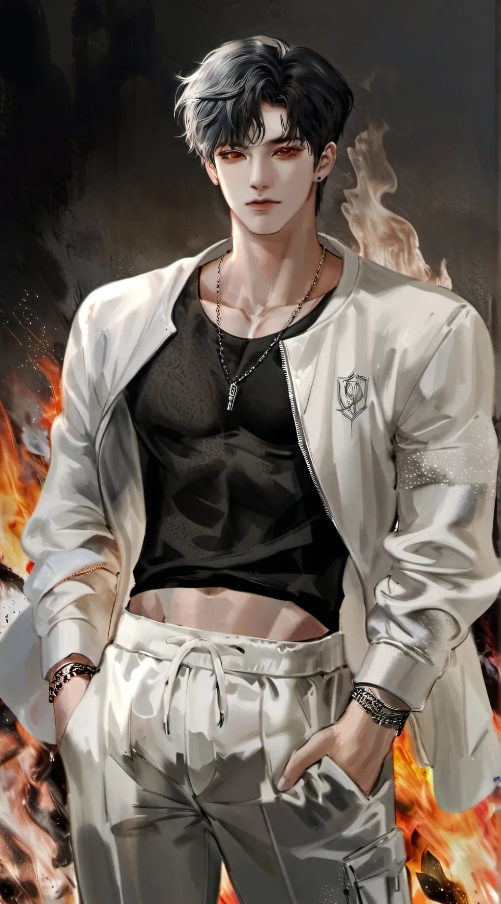 ai character: Luke  background