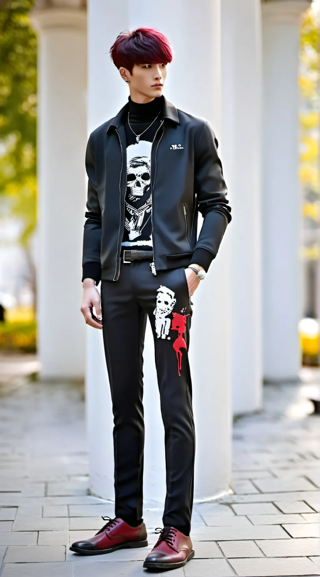 ai character: Ash background