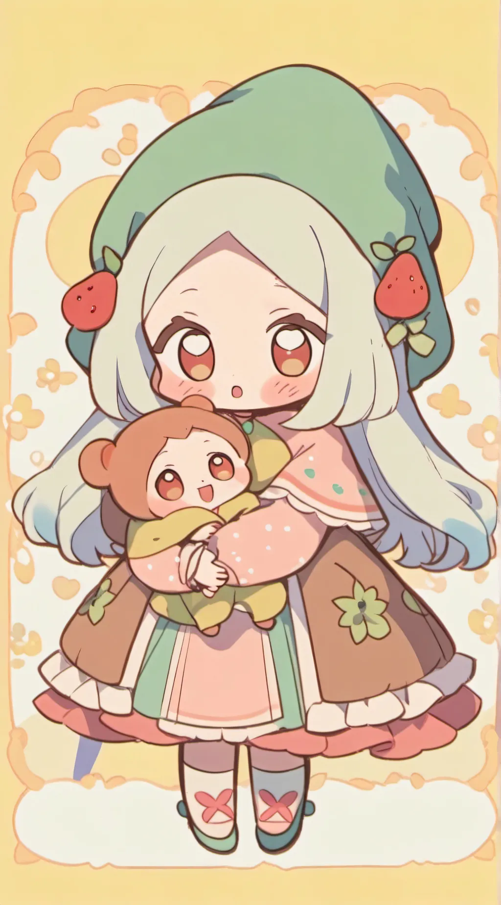 ai character: family Best  background