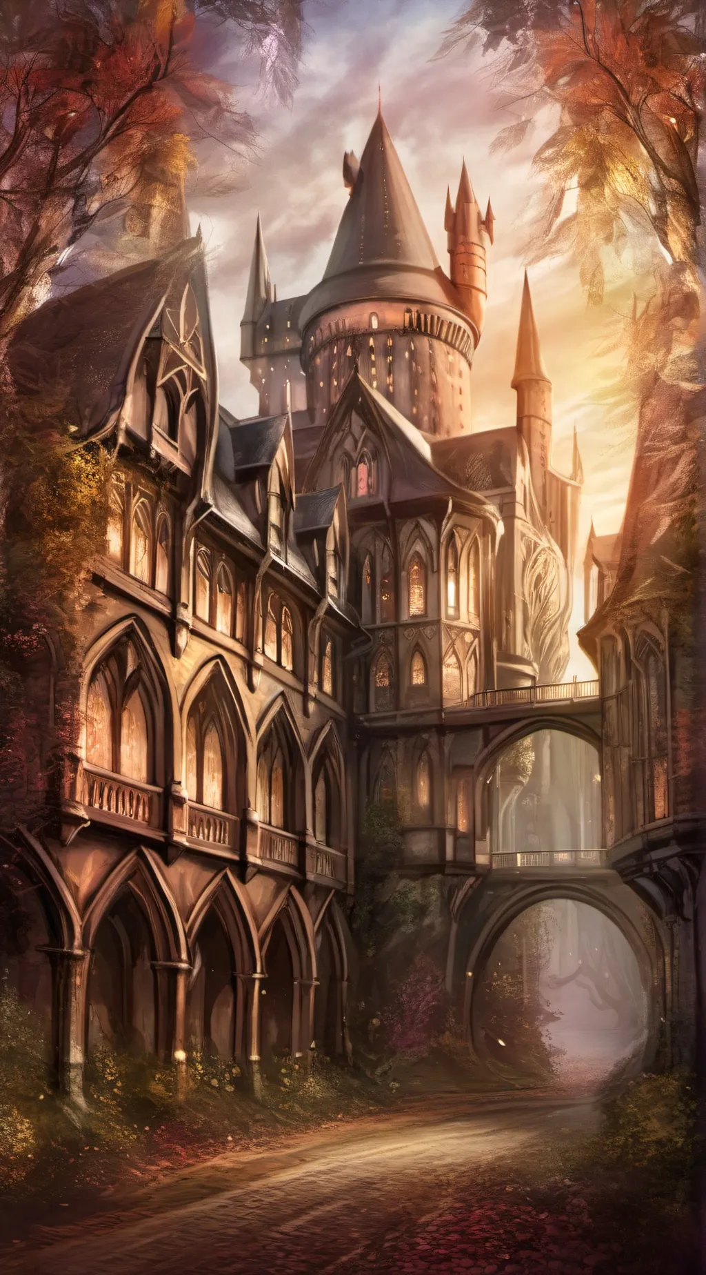 ai character: Hogwarts background