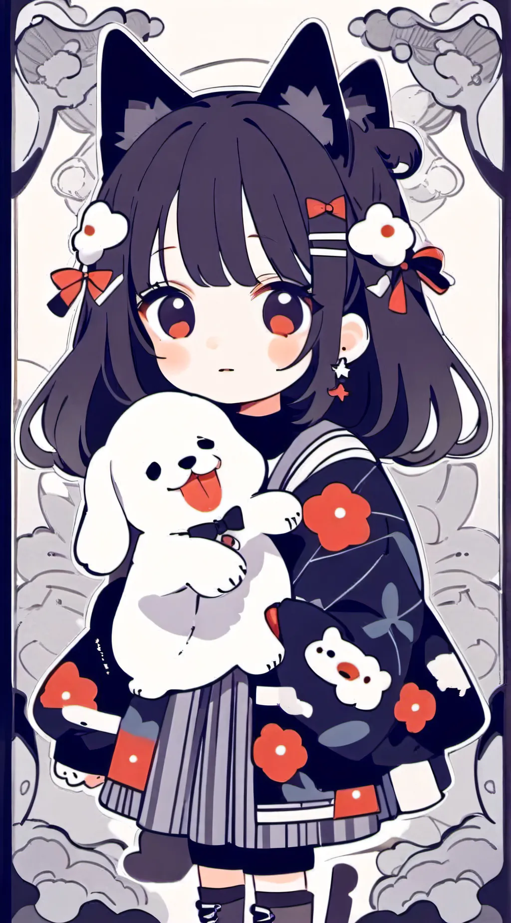 ai character: Luna background