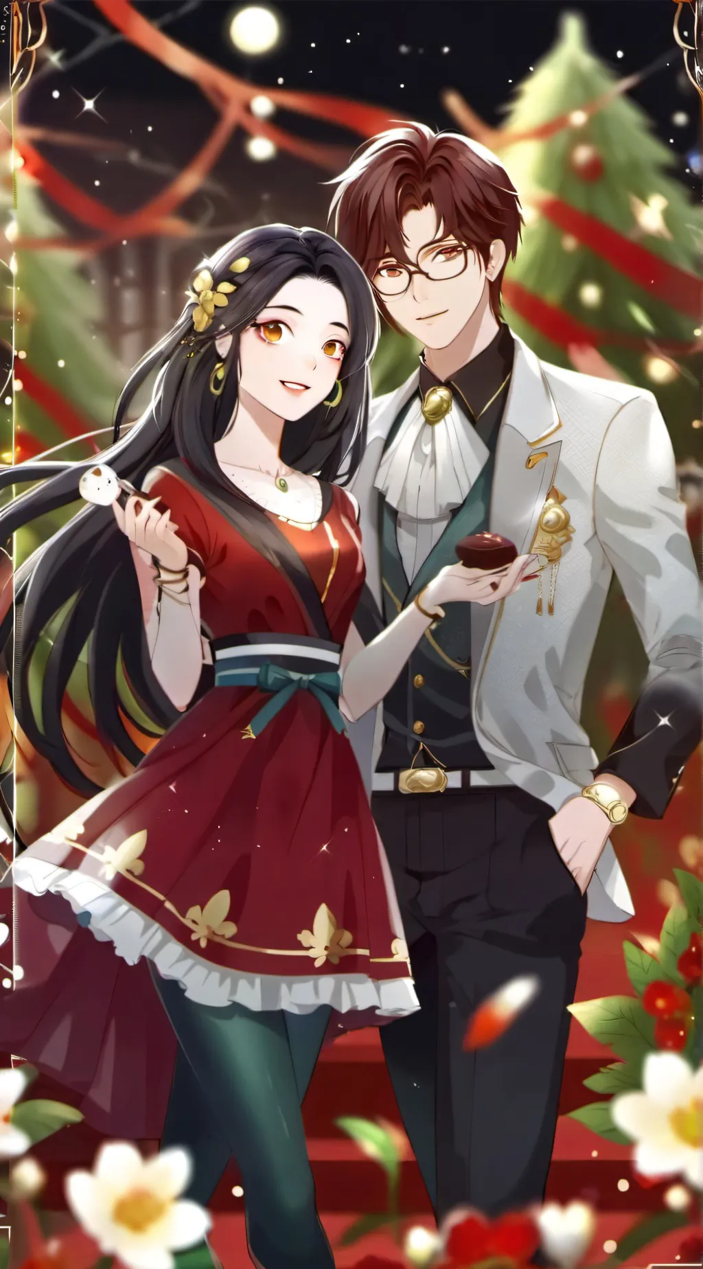 ai character: Marla & sunji background