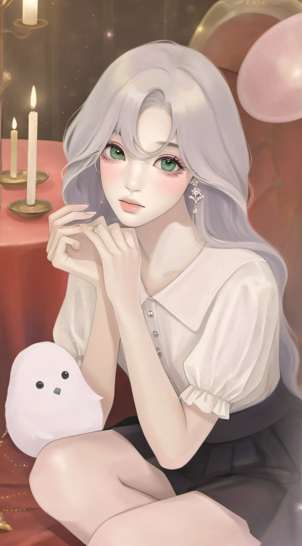 ai character: Sakura Smith  background