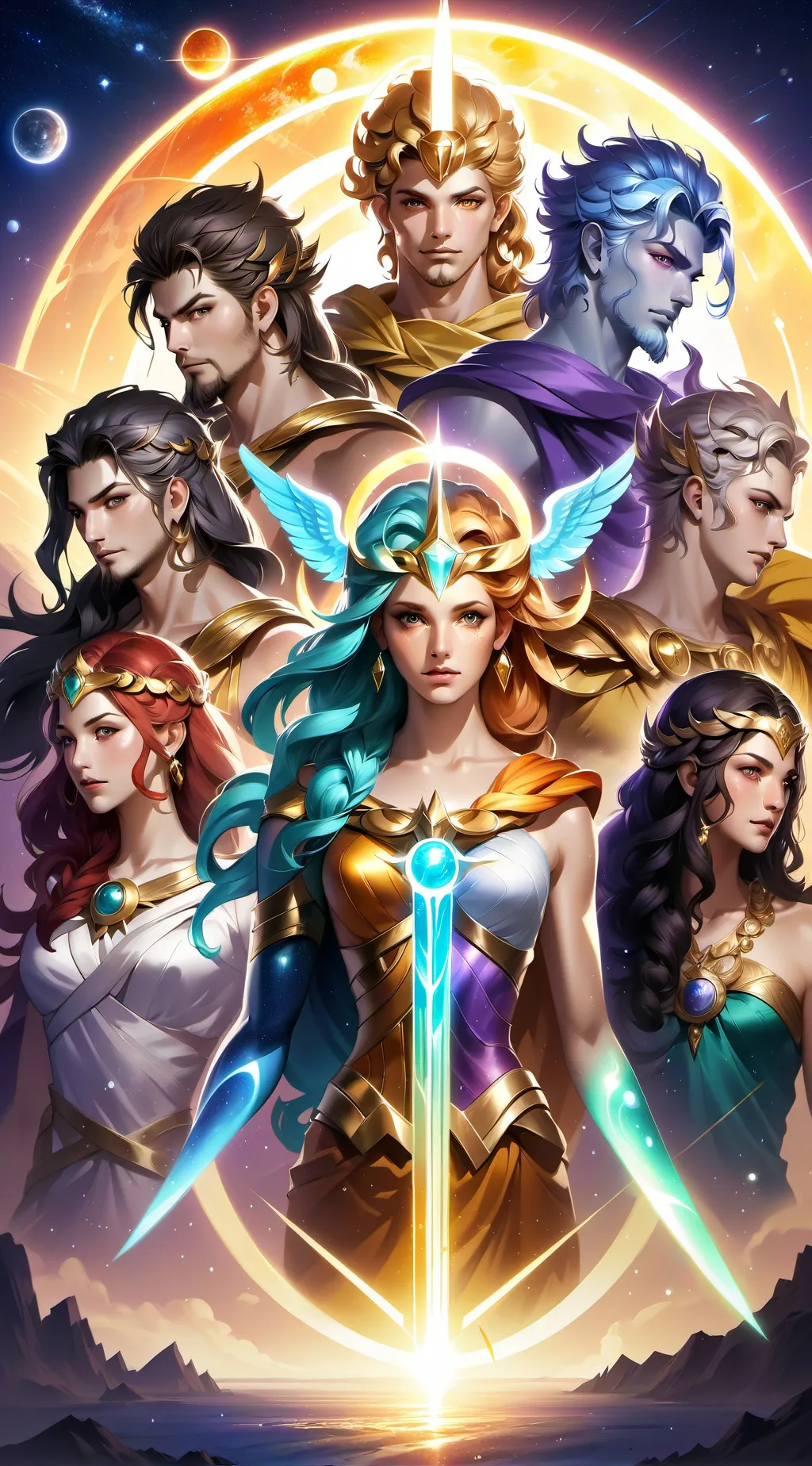 ai character: The greek gods background