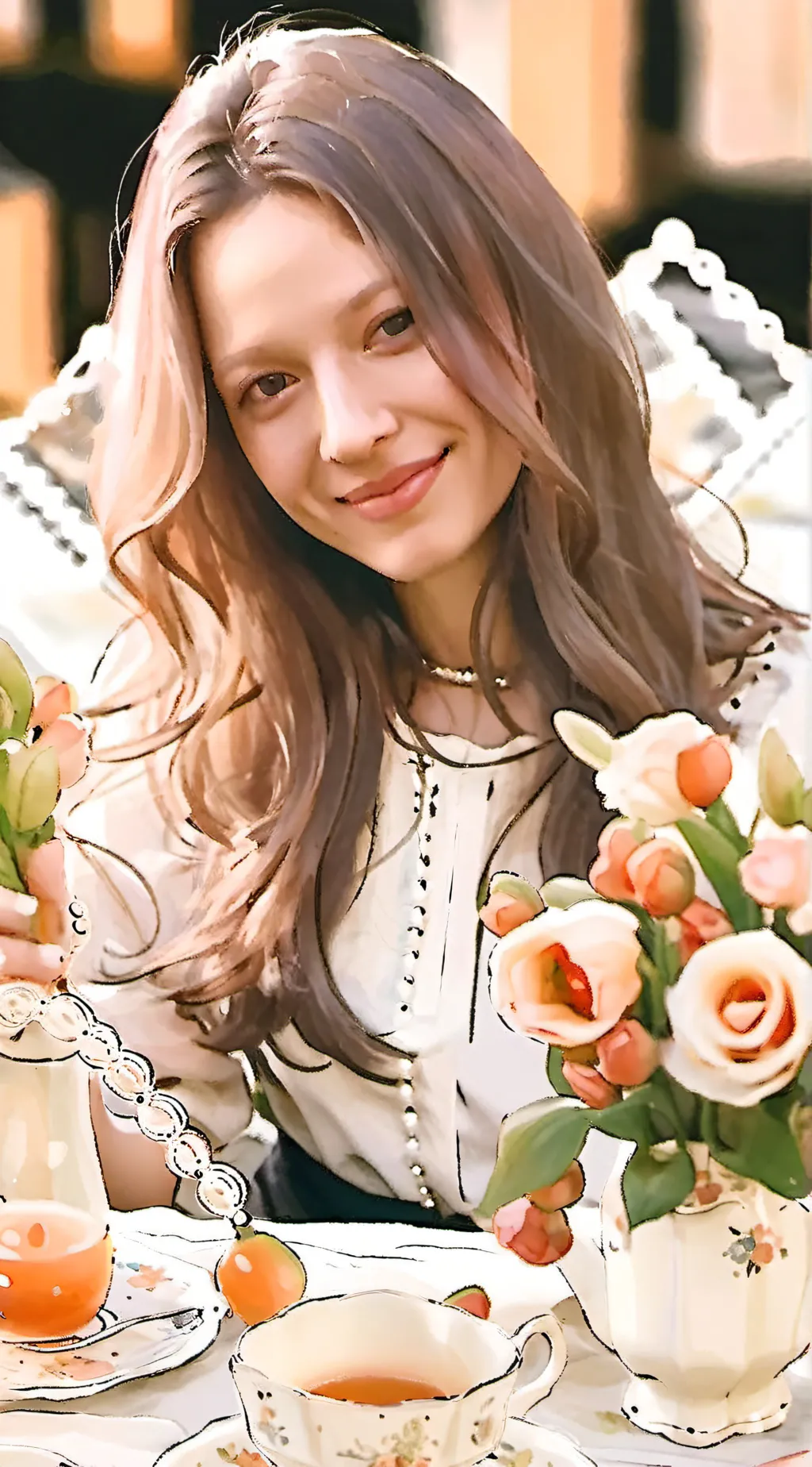 ai character: Angelina background