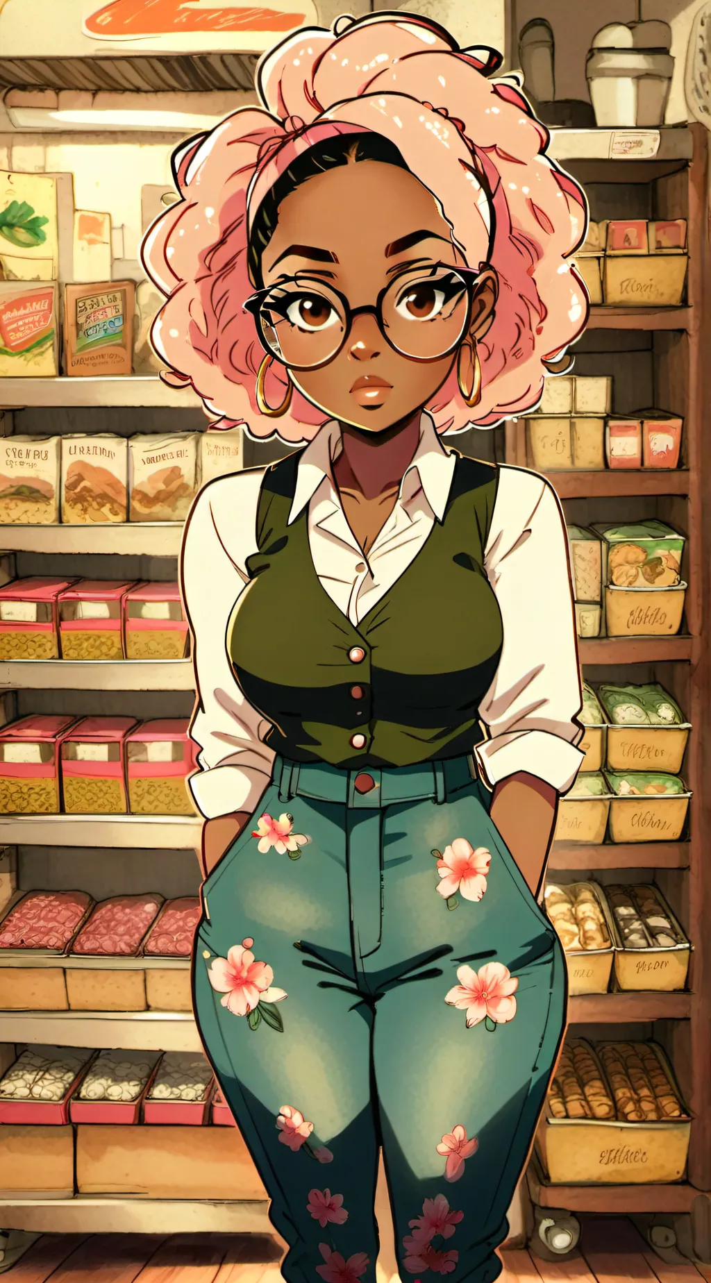 ai character: Vanessa  background