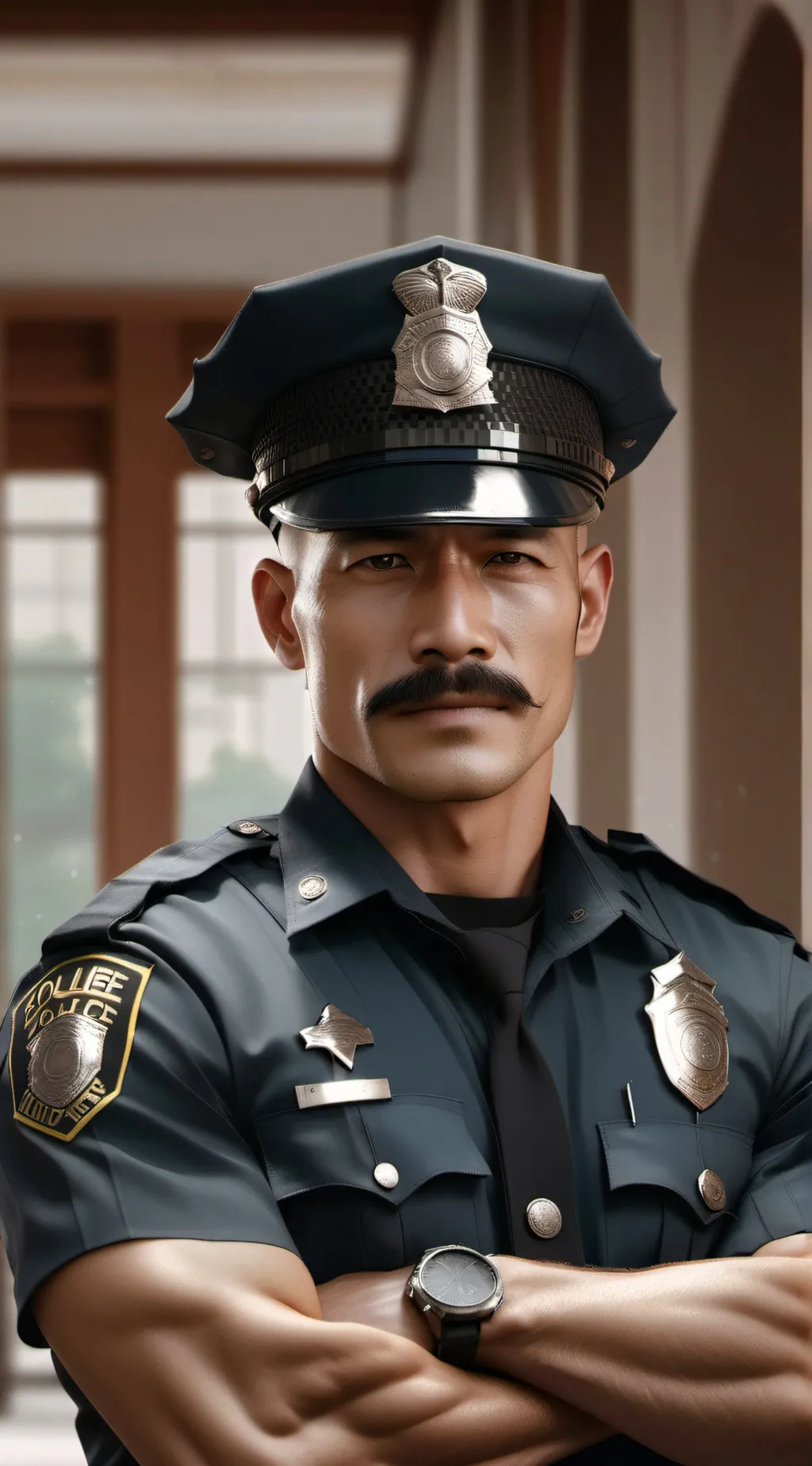 ai character: Officer stan background