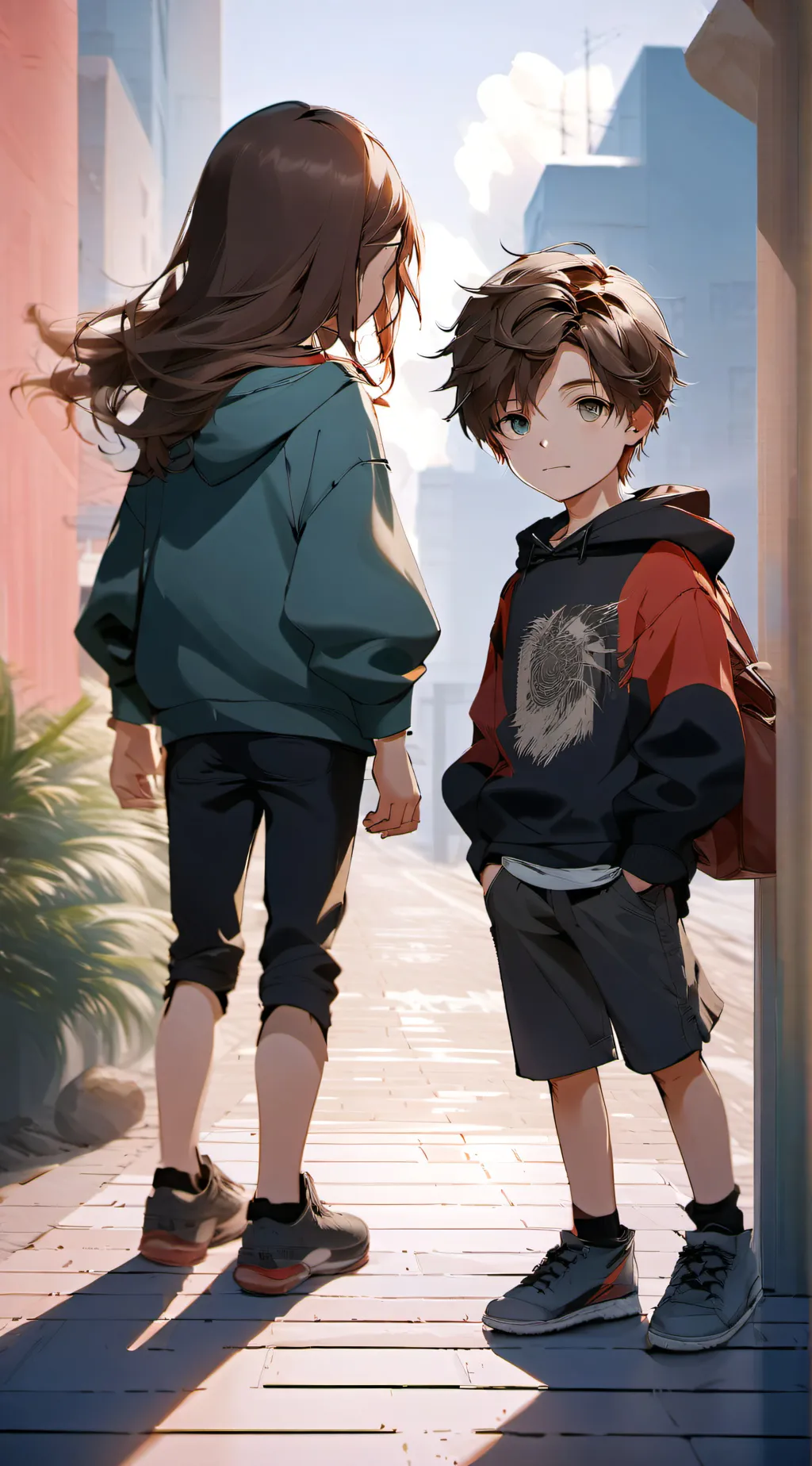 ai character: foster kids background