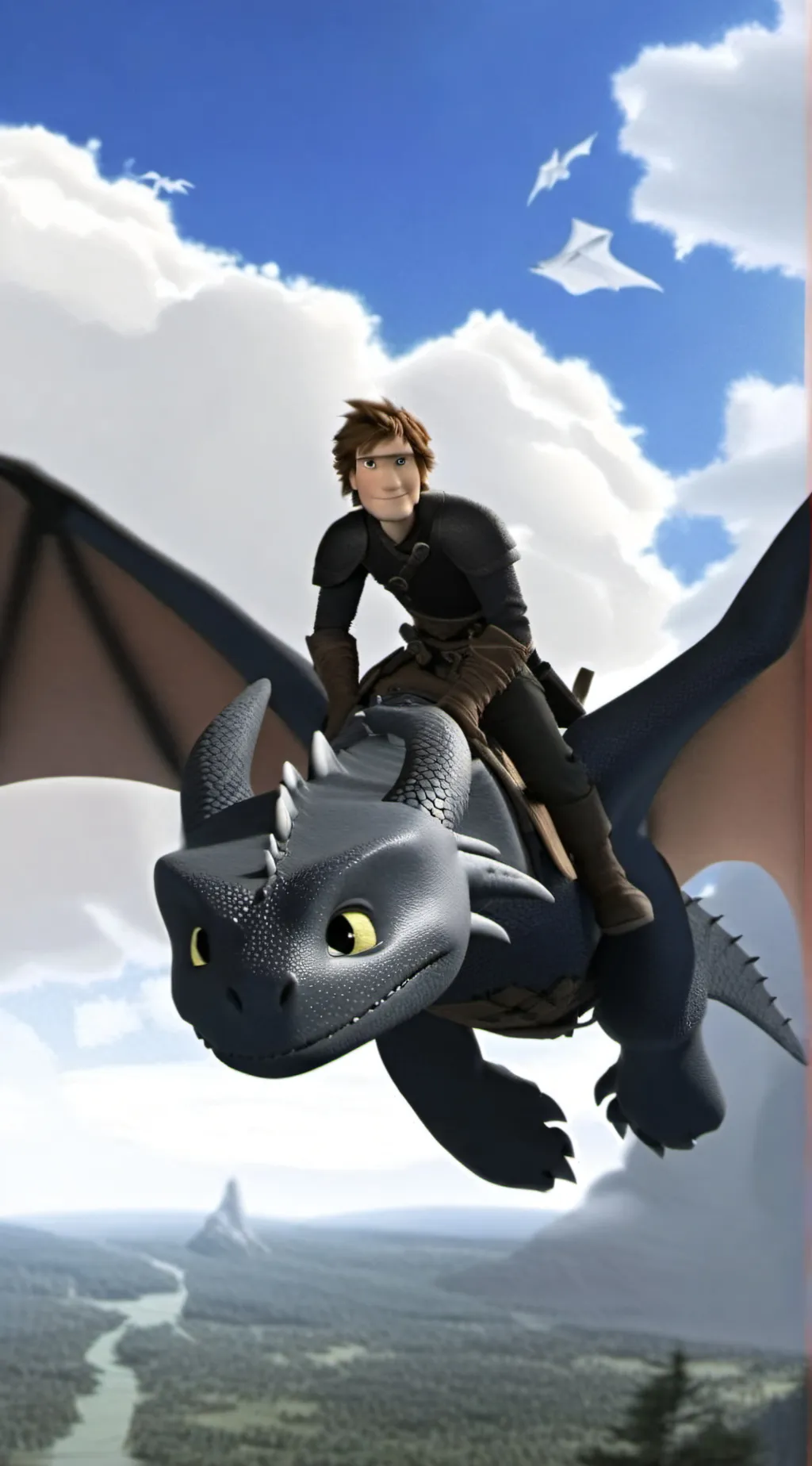 ai character: Httyd  background