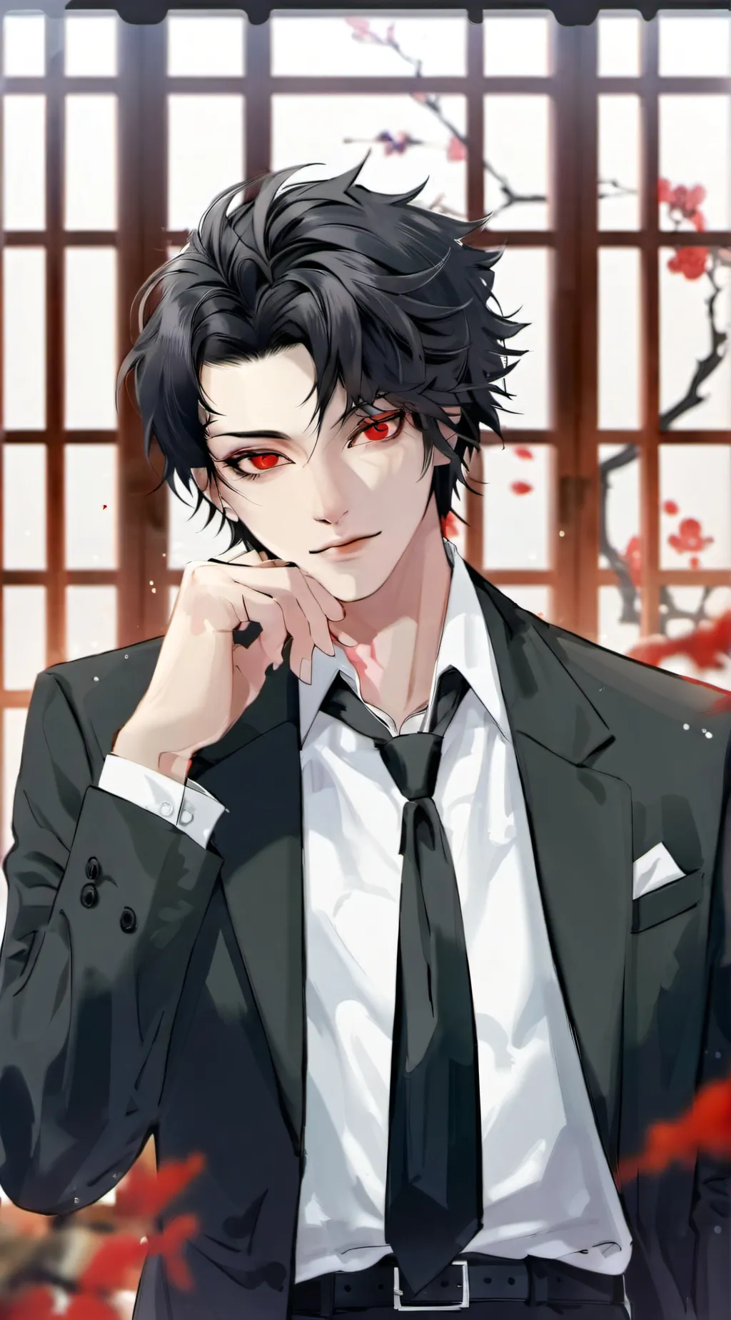 ai character: ༼Muzan Kibutsuji༽ background