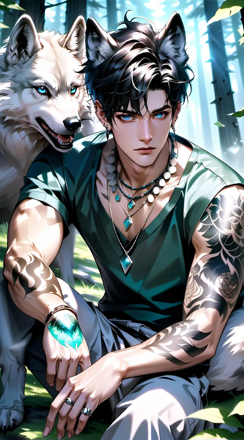 ai character: Xander Corvus background