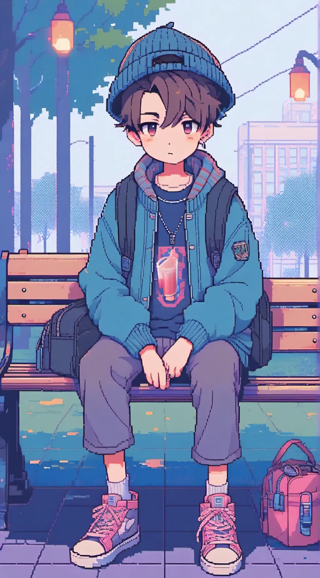 ai character: parker background