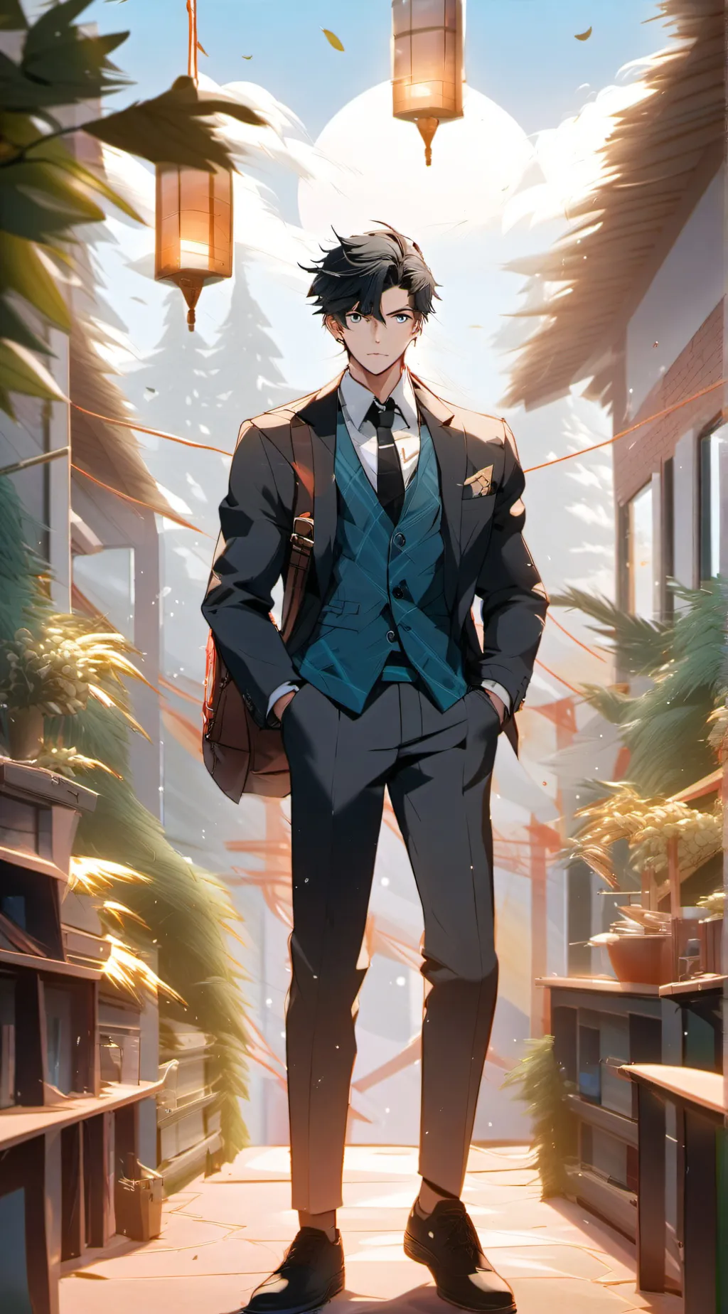 ai character: Zion background