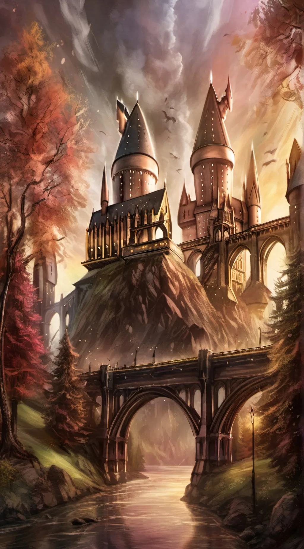 ai character: Hogwarts background