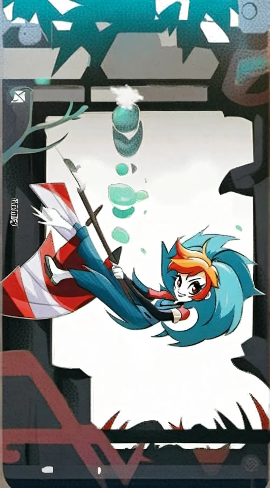 ai character: Aurora background