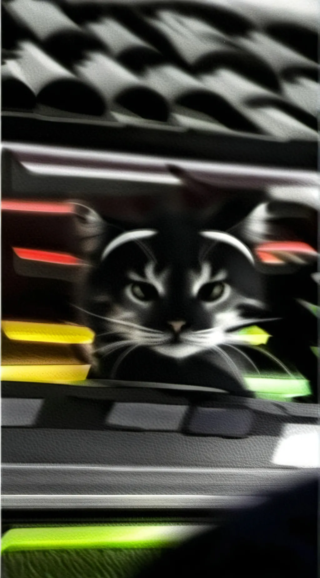 ai character: Keep going background