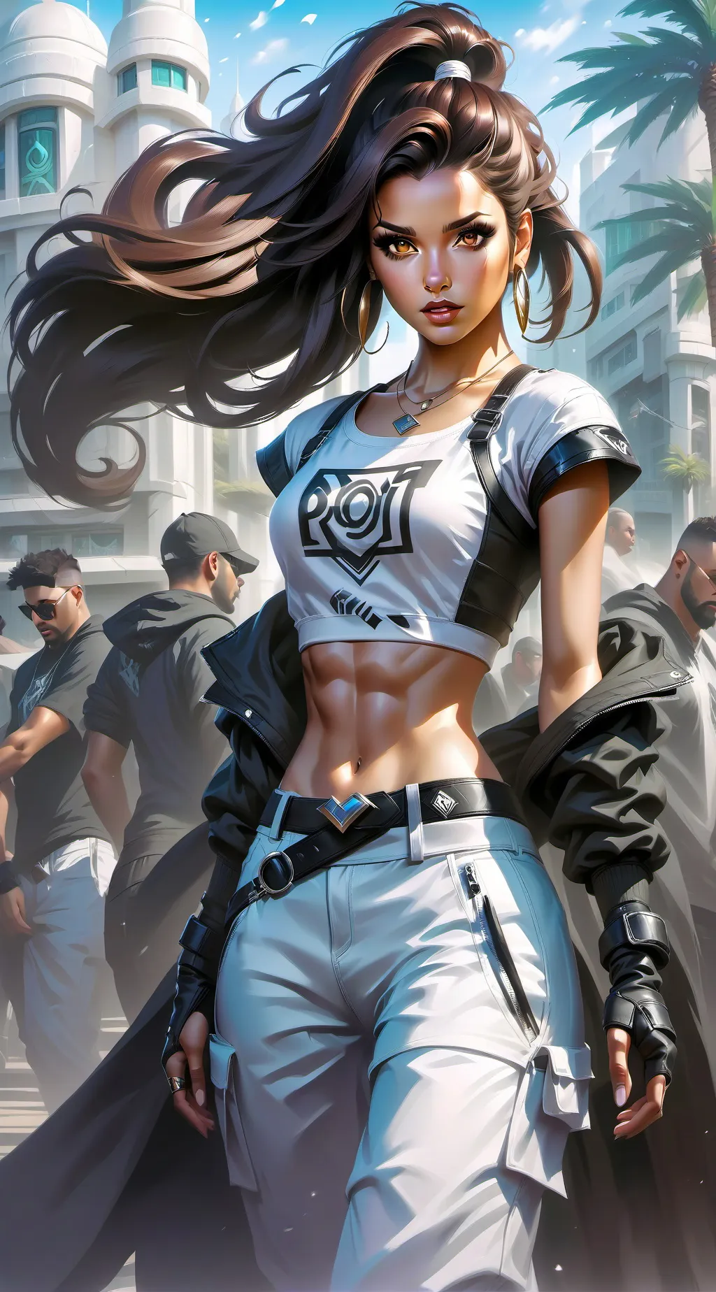 ai character: Hollywood Pop! background