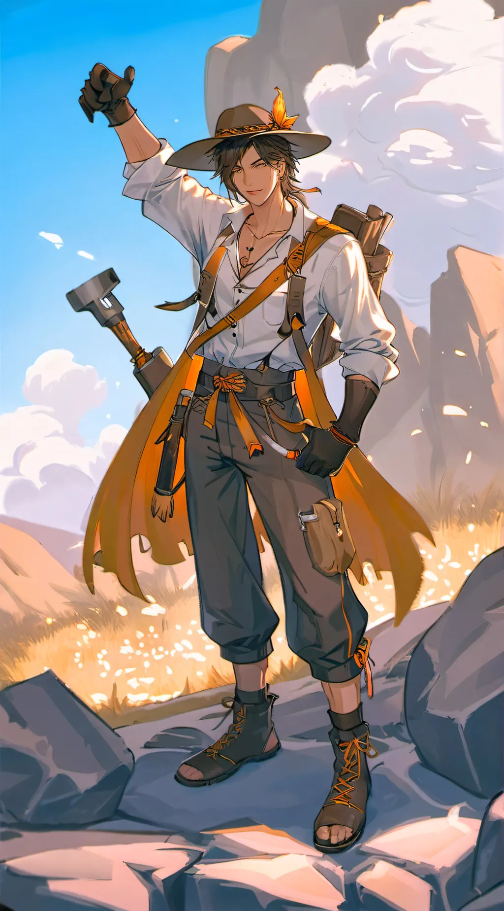 ai character: Oliver background