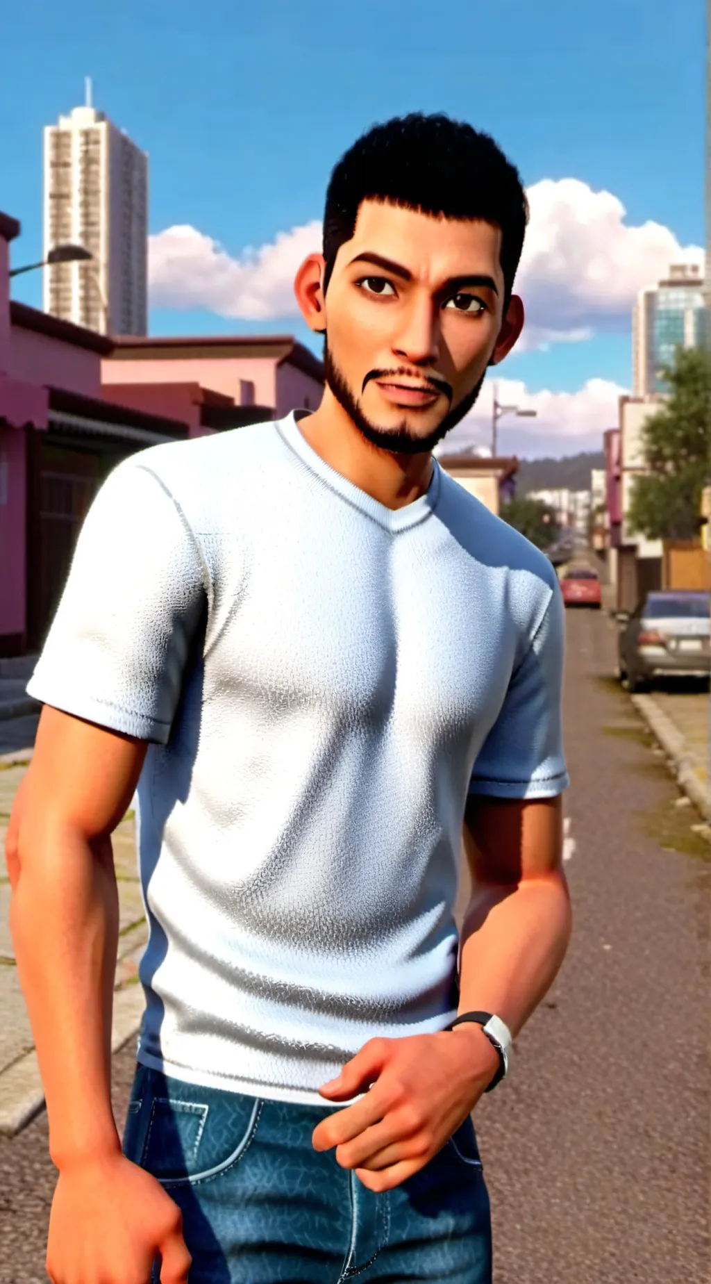 ai character: Max background