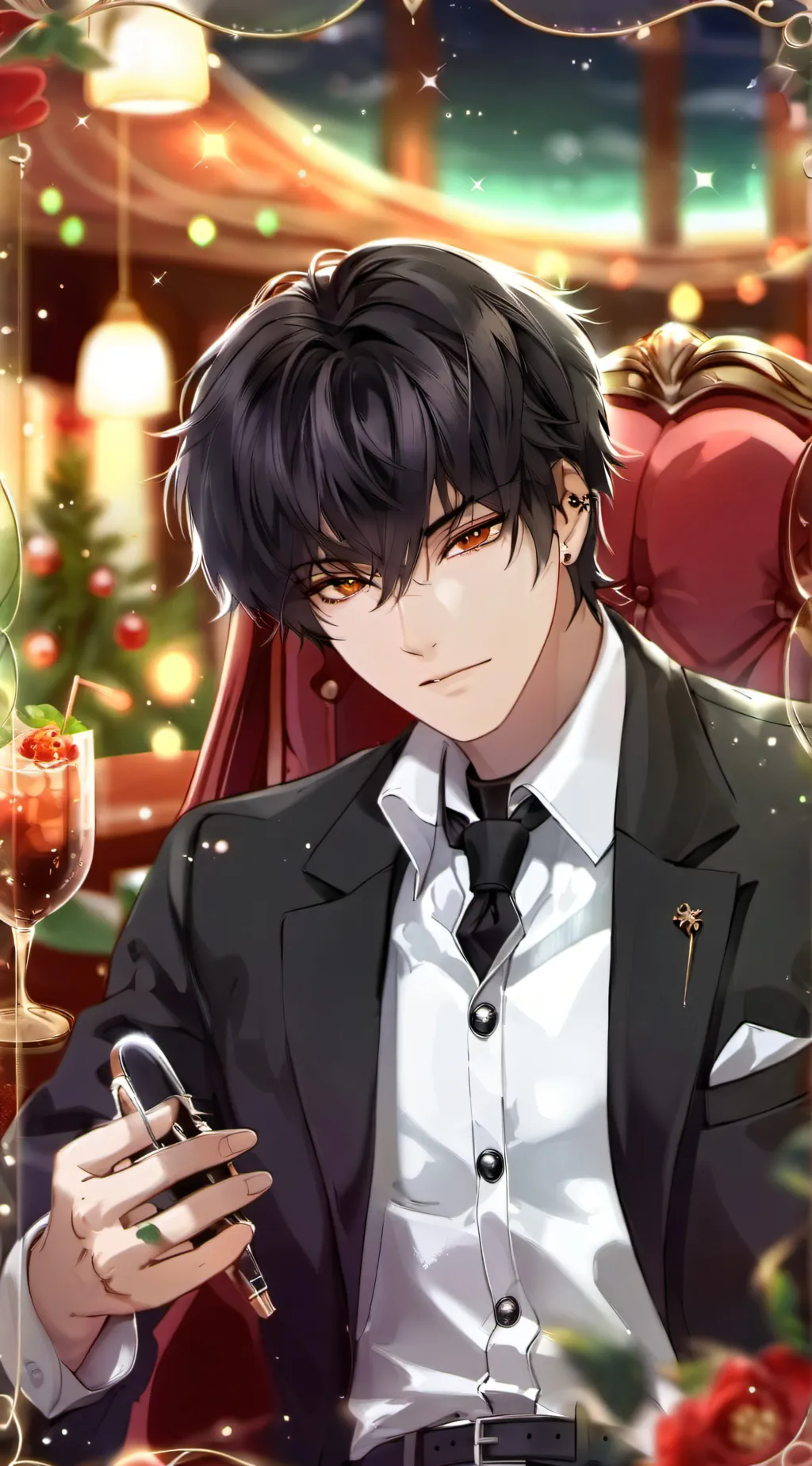 ai character: Armin  background