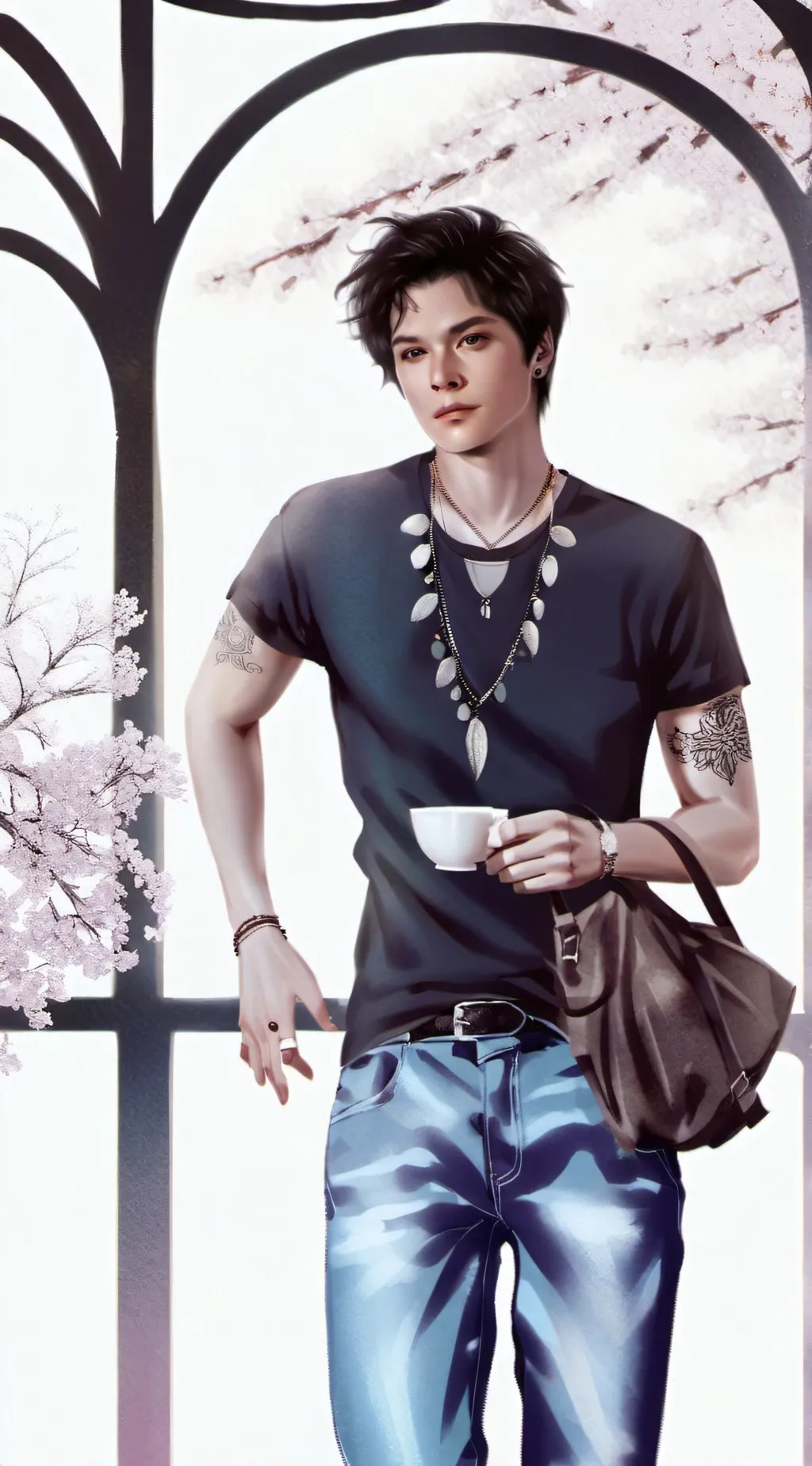 ai character: Damon background