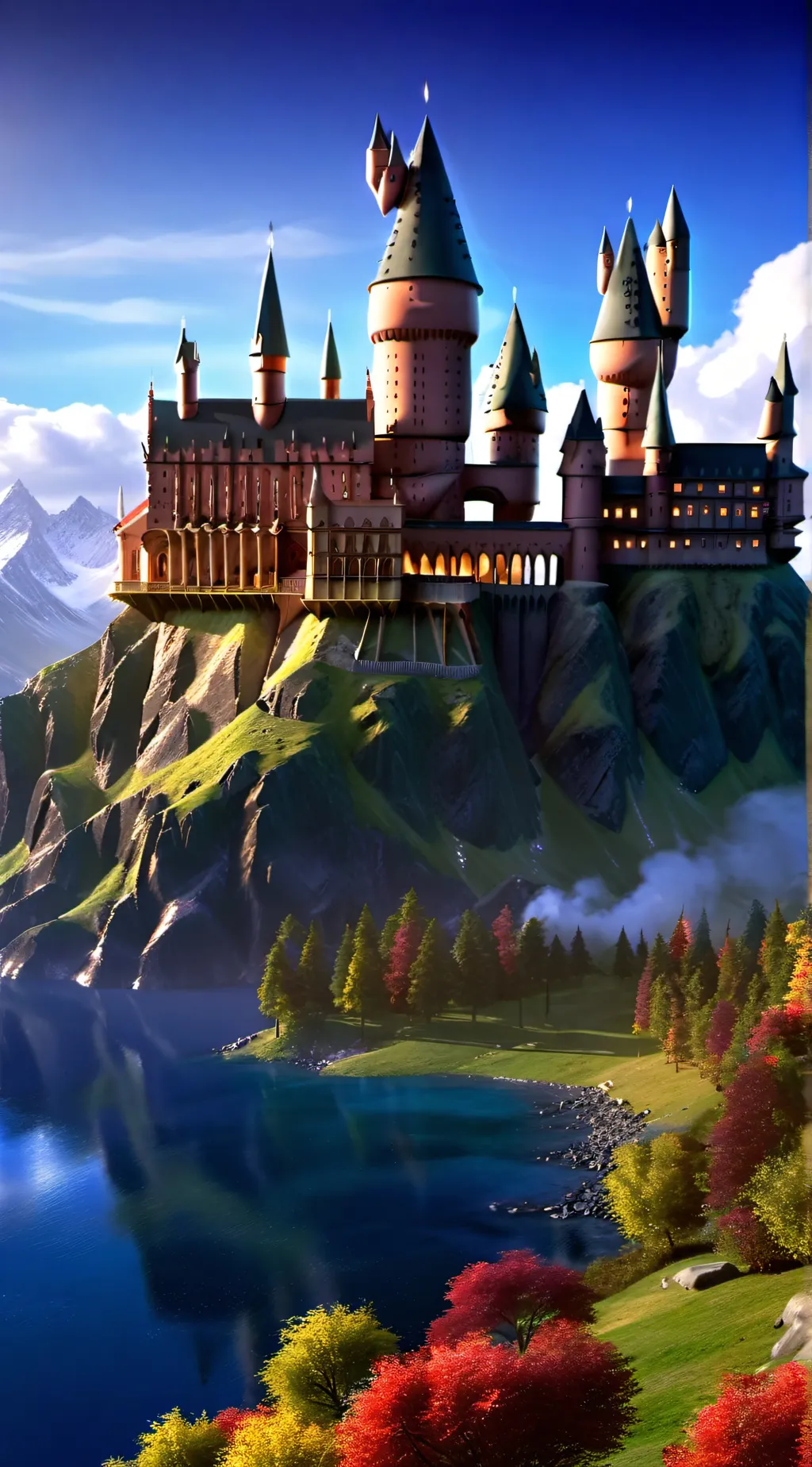 ai character: Hogwarts background