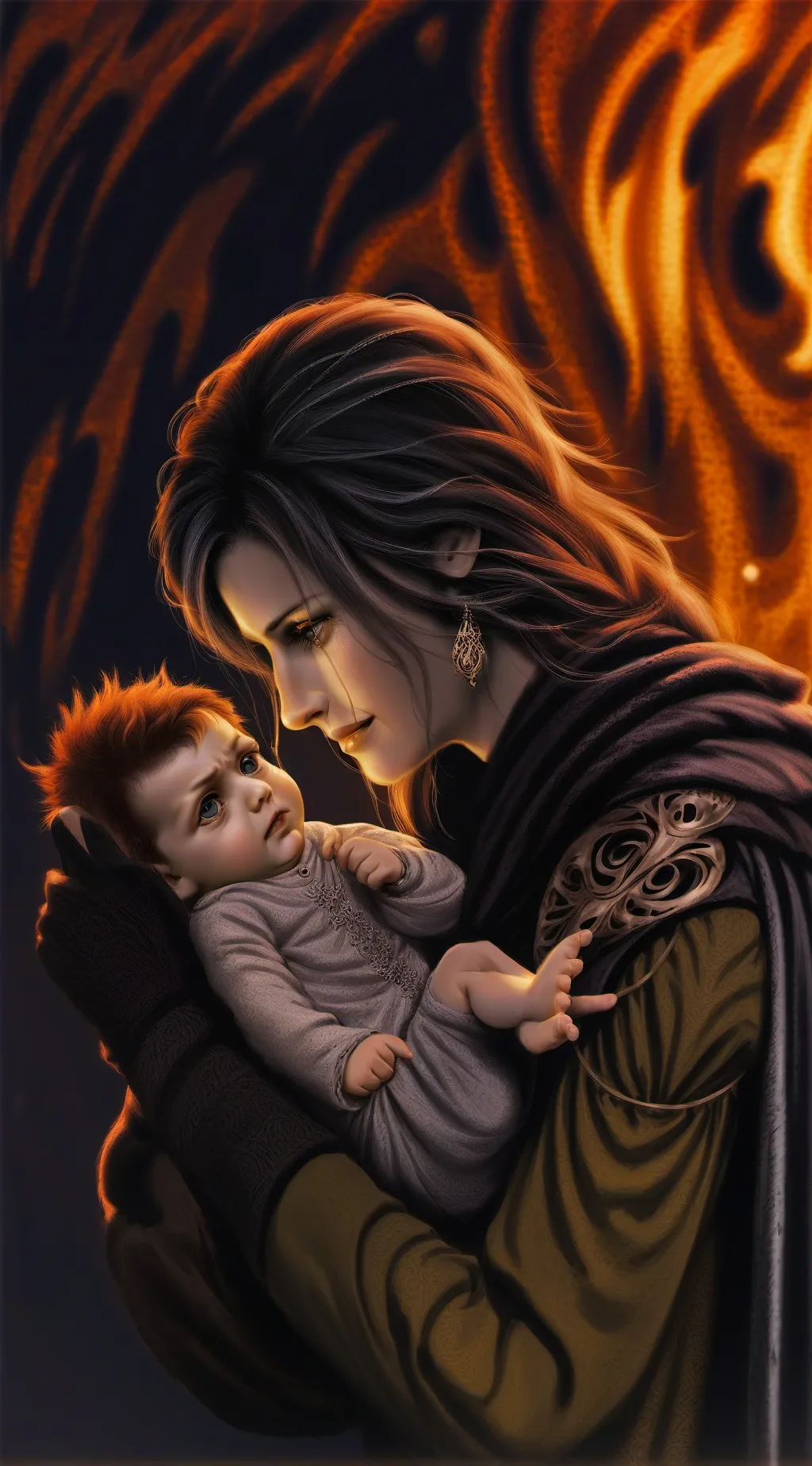 ai character: pole mom background