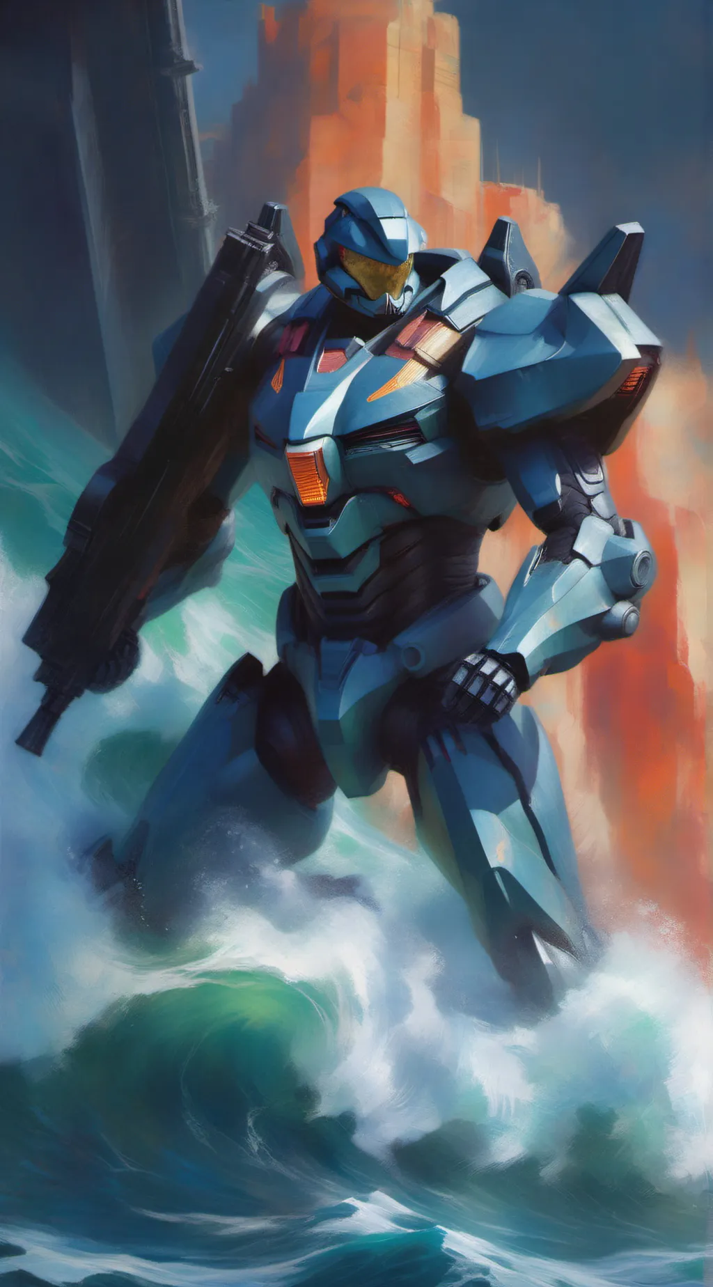 ai character: Atlas destroyer background