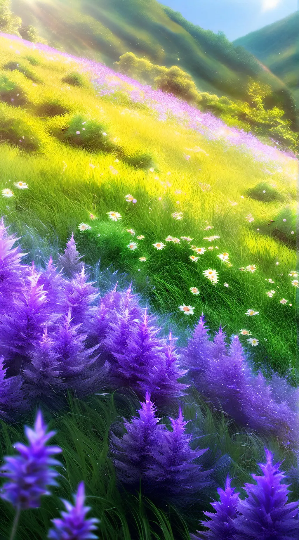 ai character: Grass background