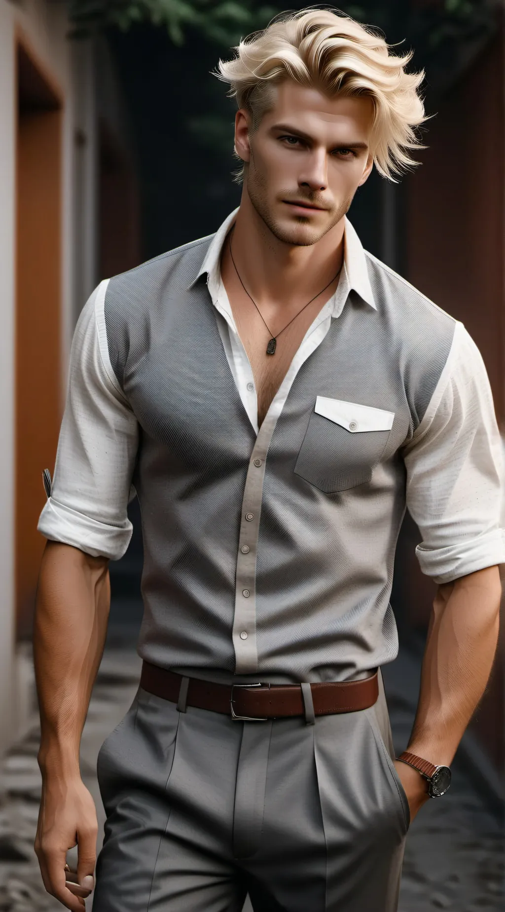 ai character: °Lake° background