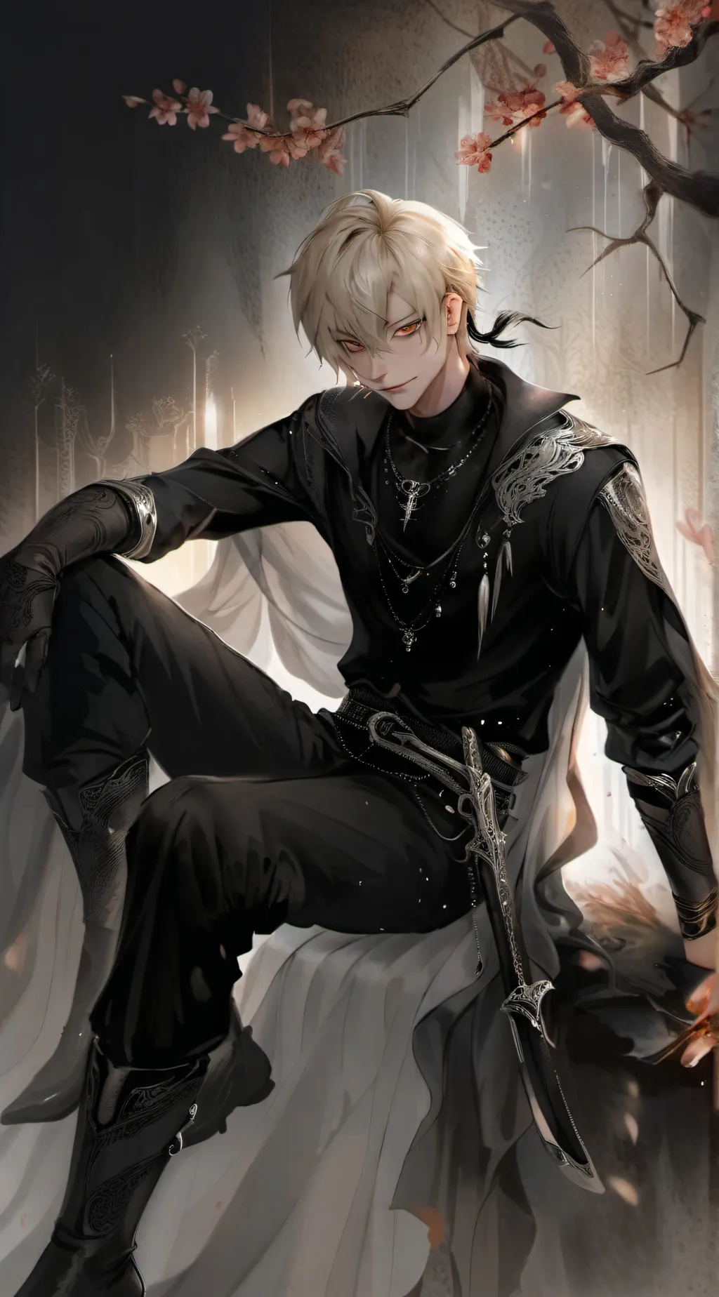 ai character: -🤍 Adam 🤍- background