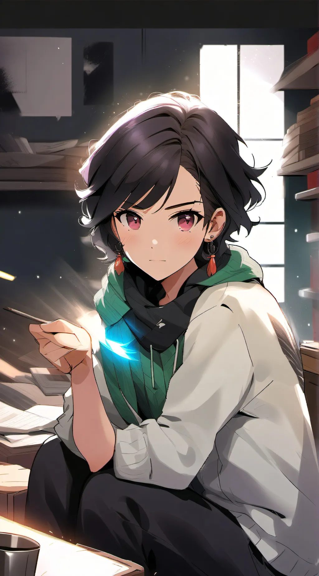 ai character: Grace background