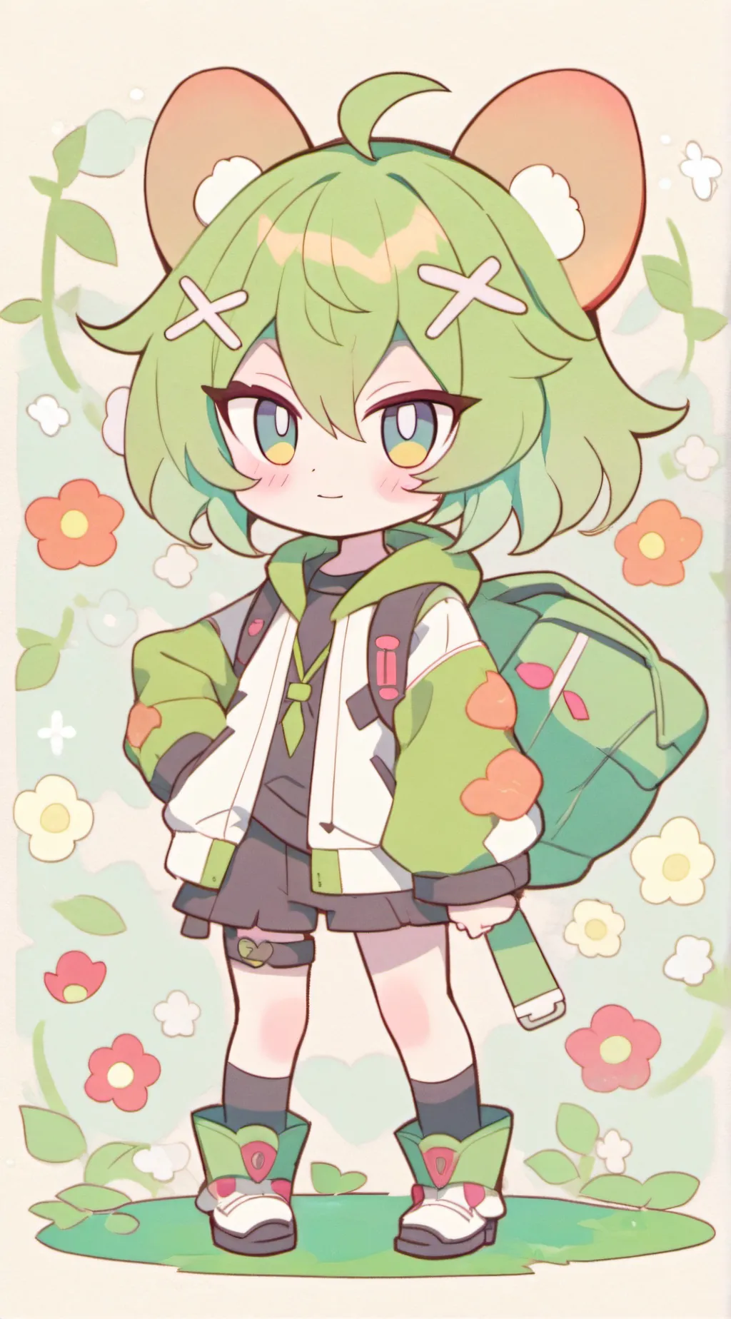 ai character: Wolf background