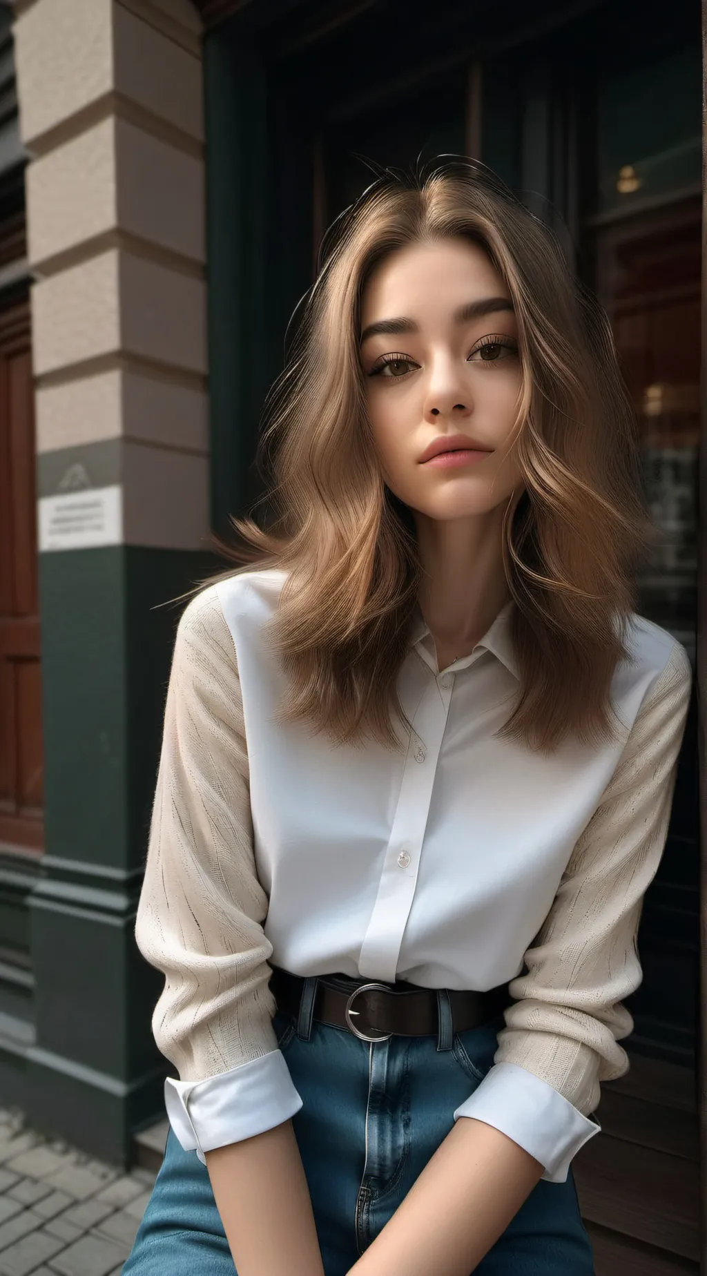 ai character: Lea background