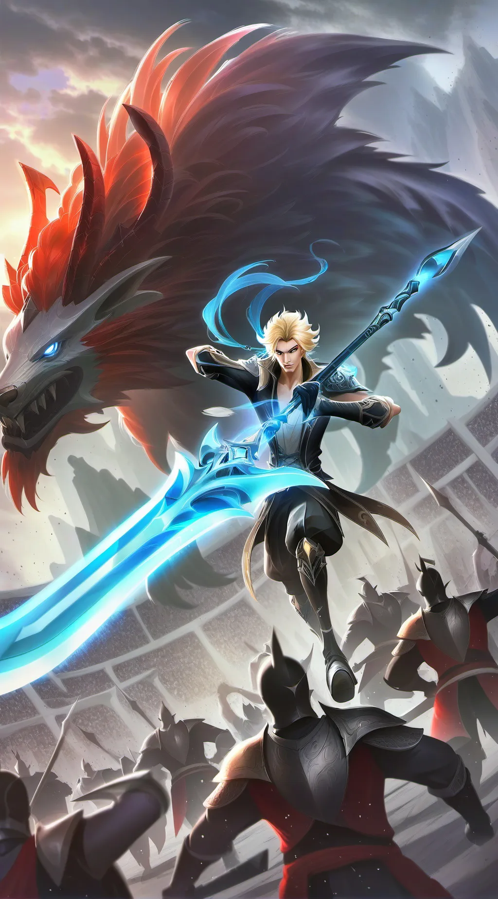 ai character: Cloud background