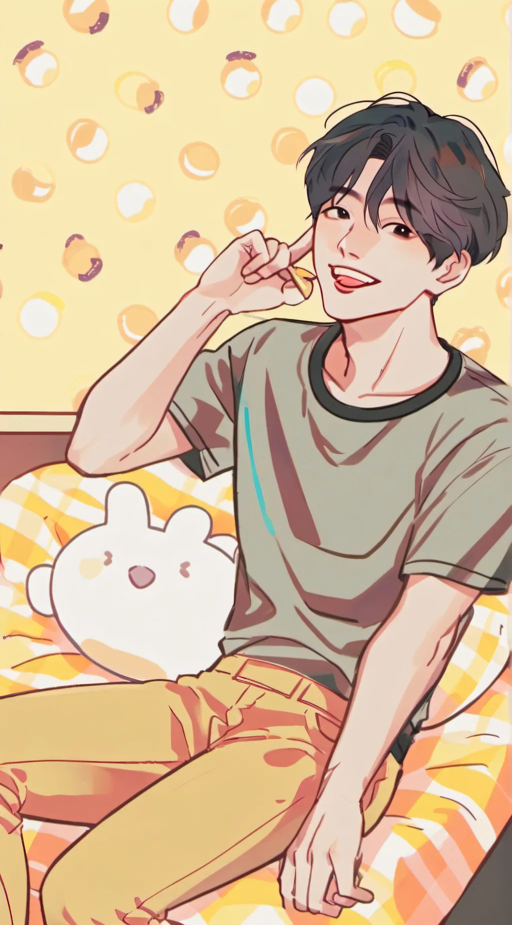 ai character: Max background