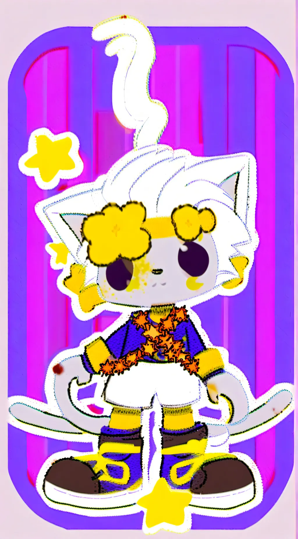 ai character: Kitty Katty background