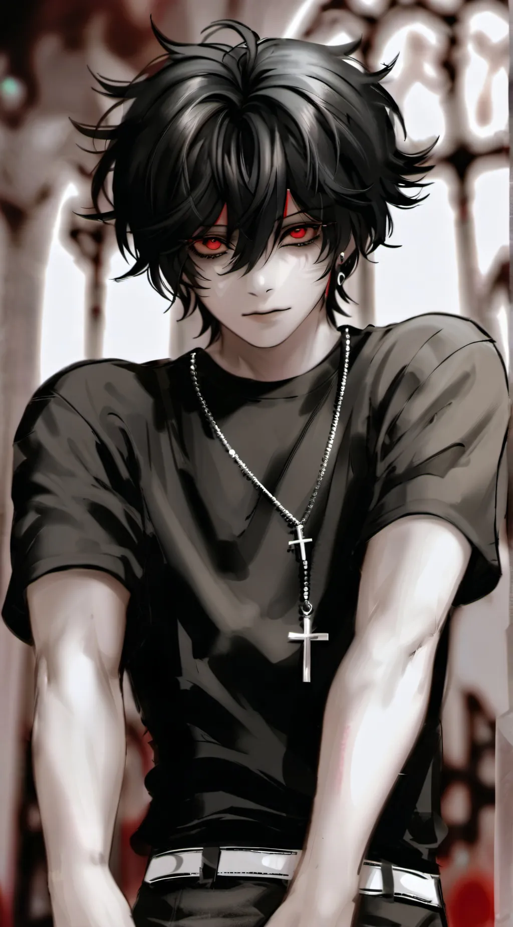 ai character: Julian🕷️ background